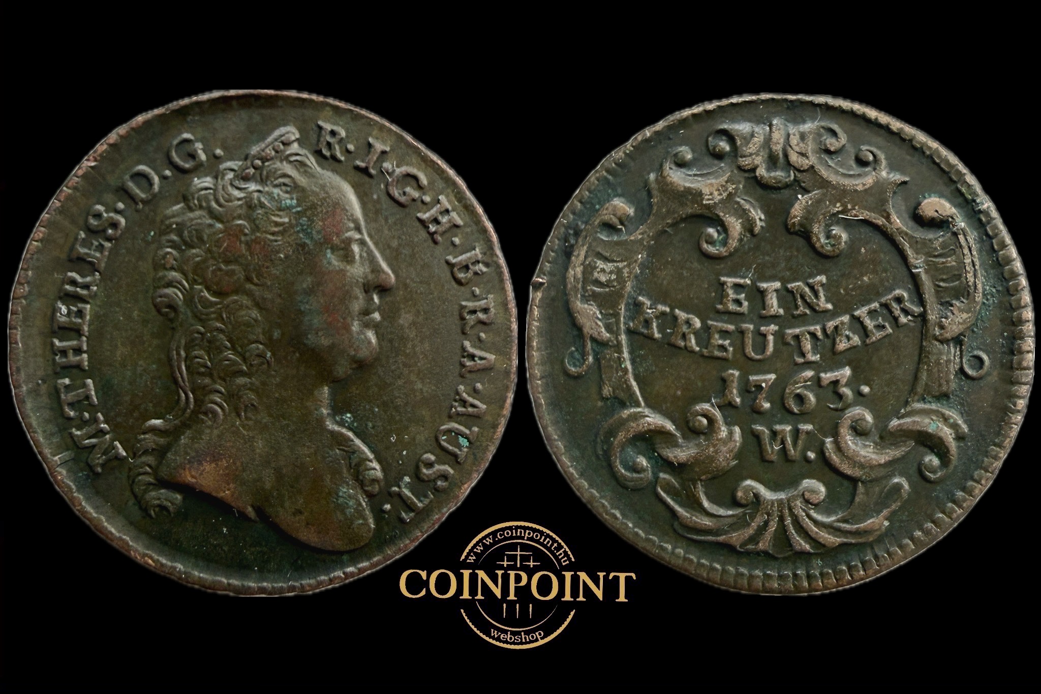 Mária Terézia 1 Krajcár  (1763) W ÉH-1272 