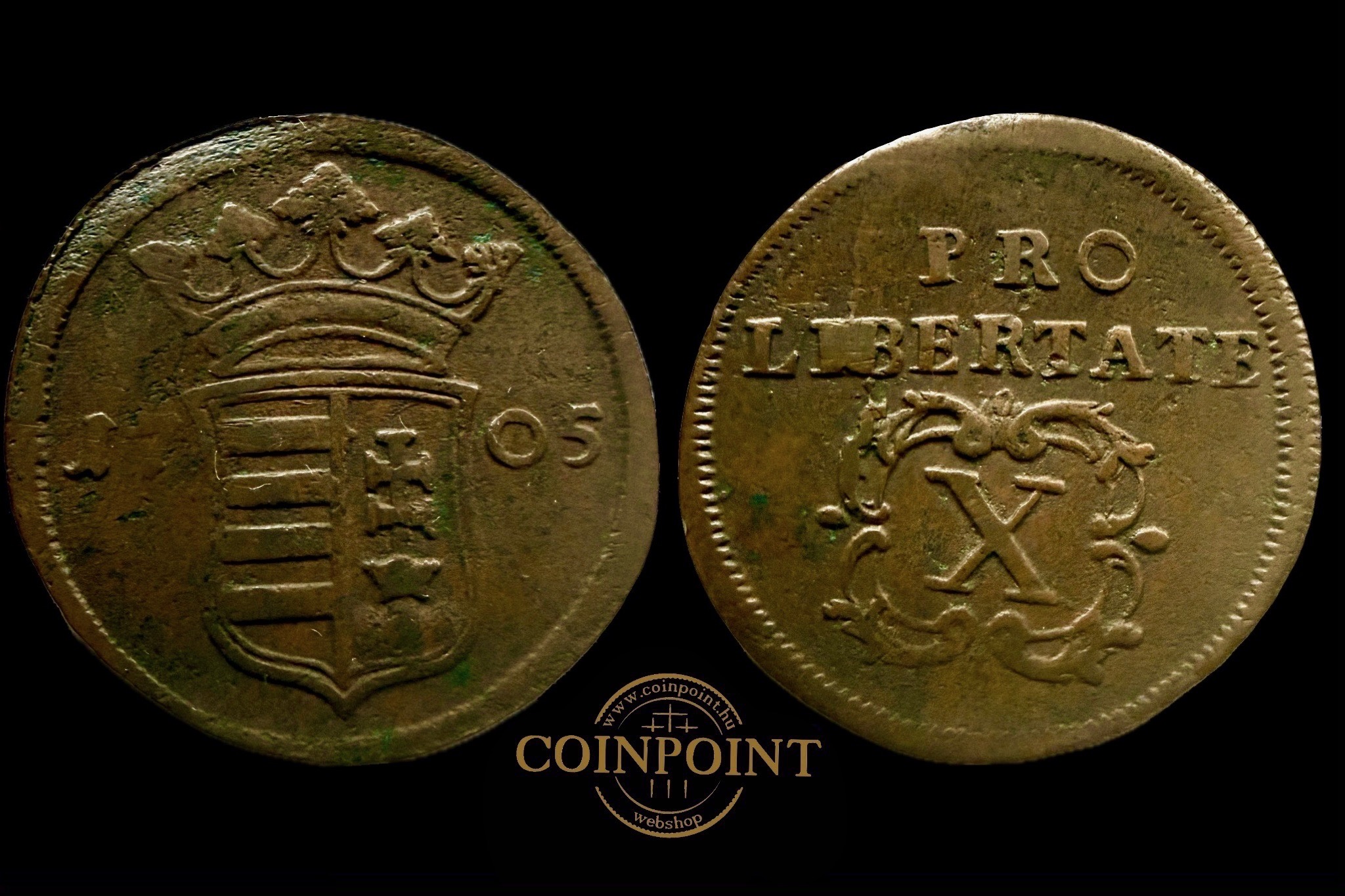 II. Rákóczi Ferenc X poltura Éh-1133 (1705) (7 szám csak nyomokban)