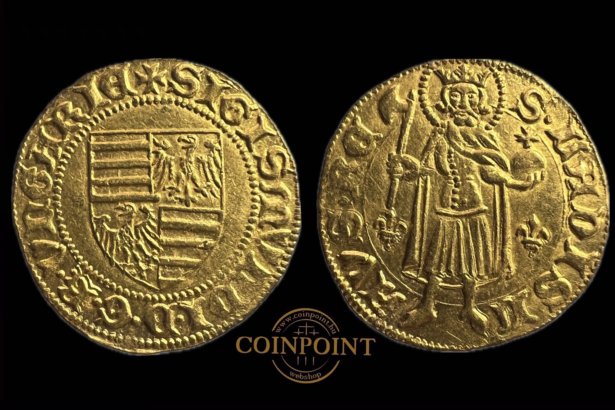 Zsigmond  Aranyforint 1387-1389 Liliom-Liliom Kassa Jakab és Krisztián AK-17/11A