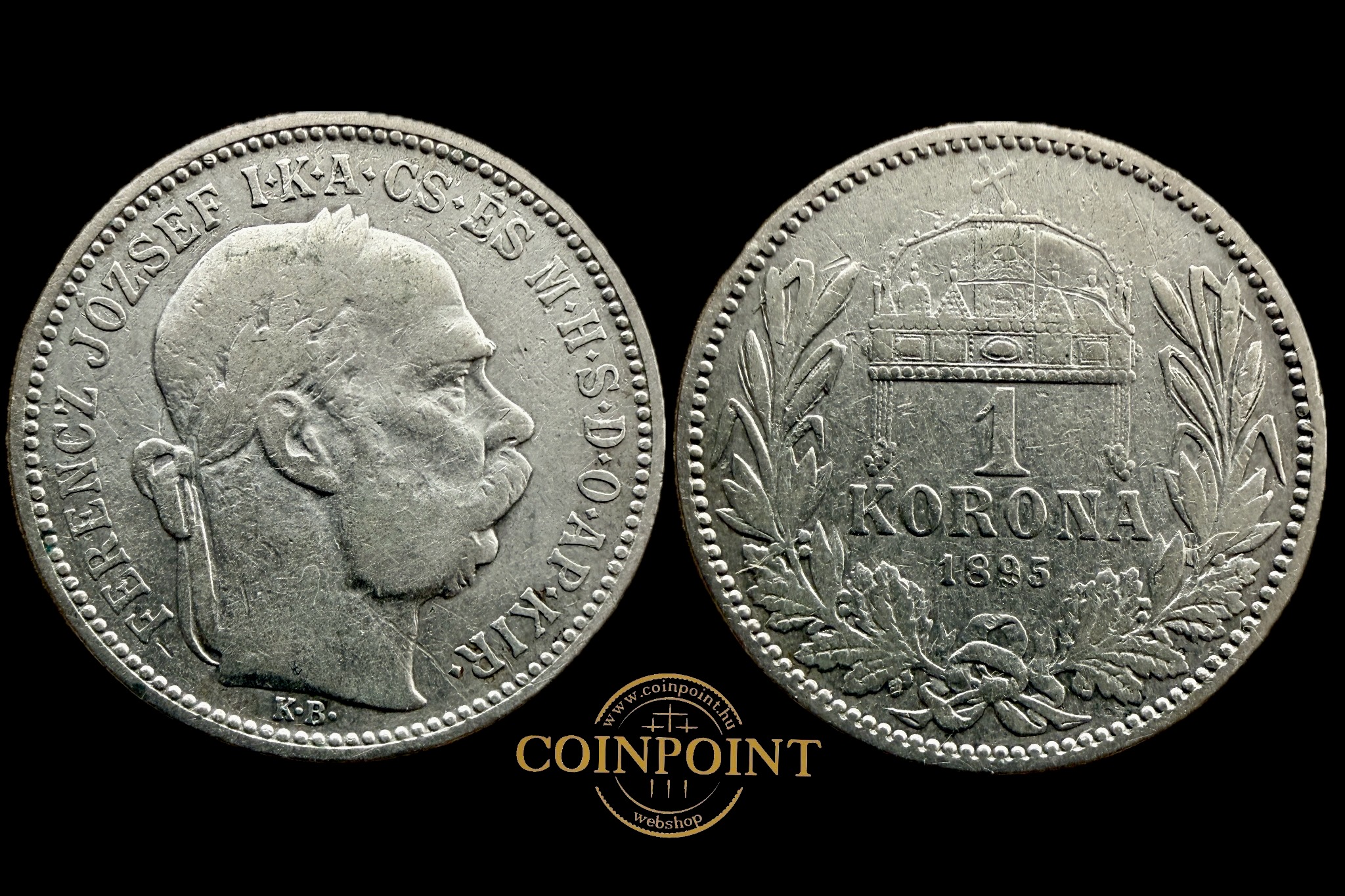 Ferenc József 1 Korona (1895) Adamo K5
