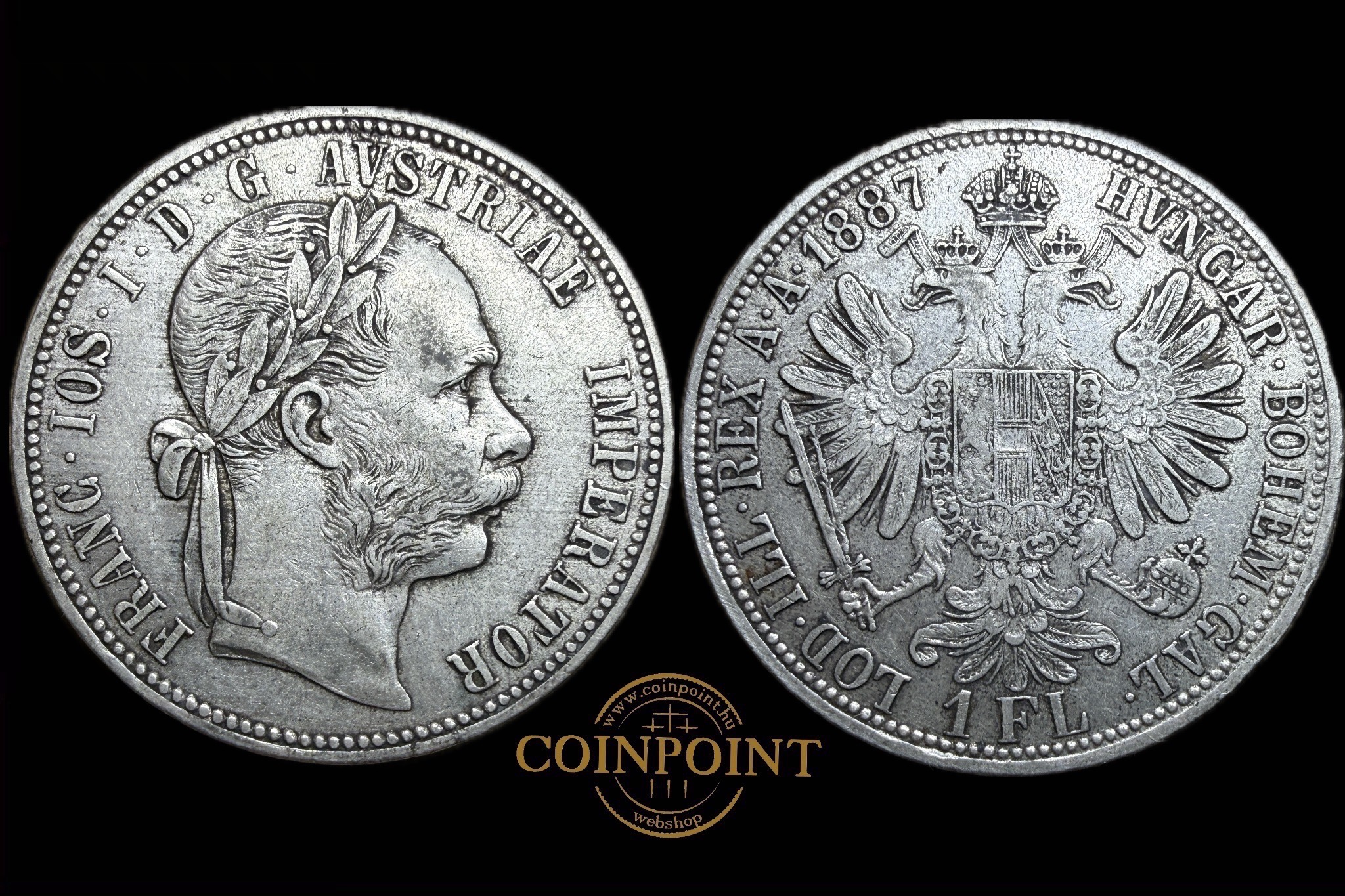 Ferenc József 1 Florin (1887) KM 2222