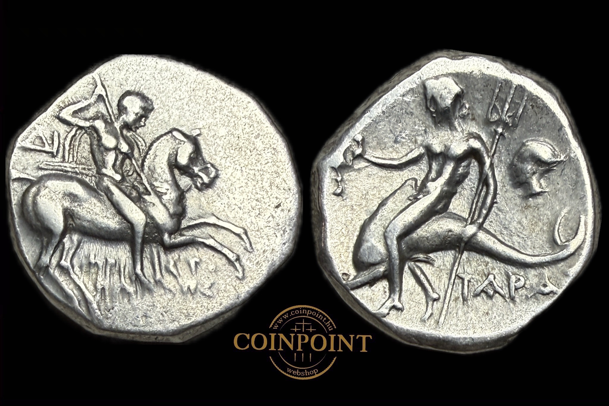 Calabria Didrachma/ Nomos (i.e.272-240) HGC-1,HN Italy-1033