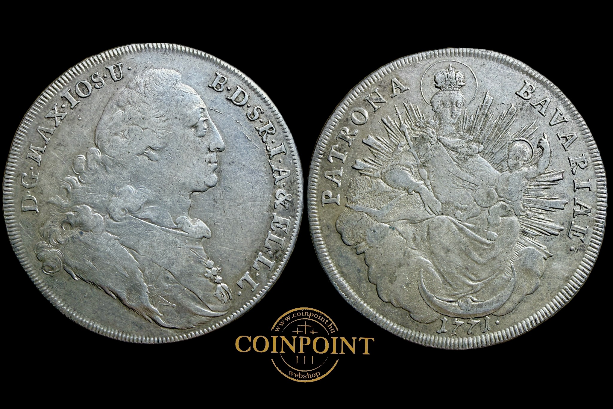 1771 III.Maximilian Joseph (1745-1777) Tallér Dav ETC 1953