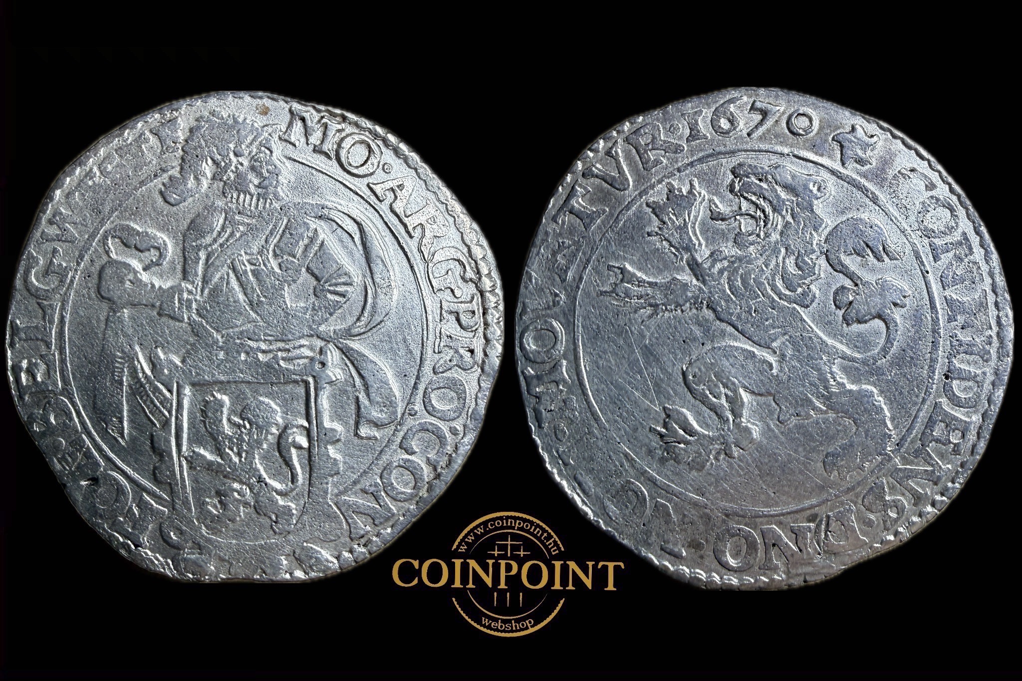 Hollandia Löventaler West-Friesland 1670 Tallér Dav 4870