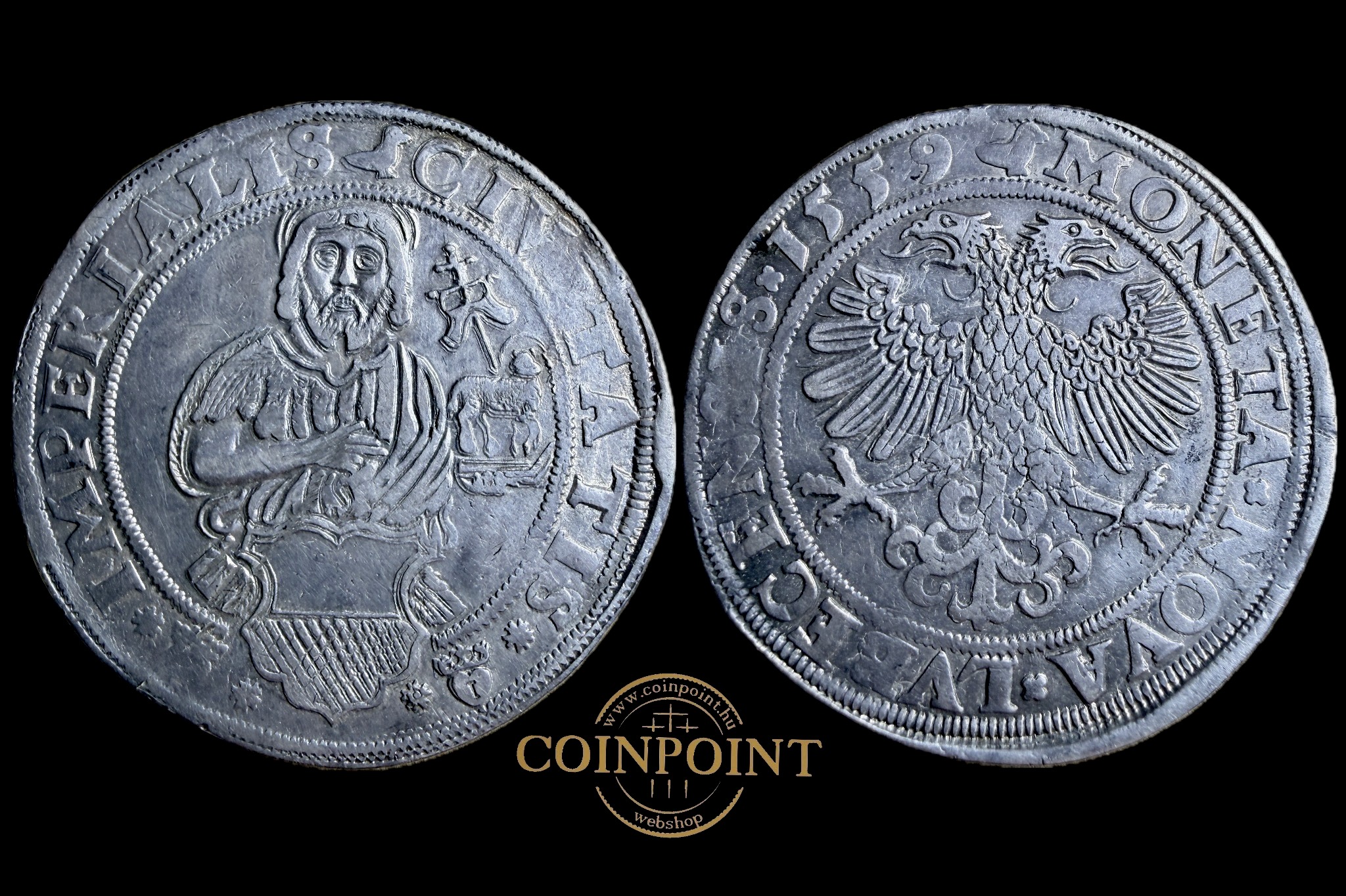 Lübeck Városi Tallér 1559 Dal 9408 