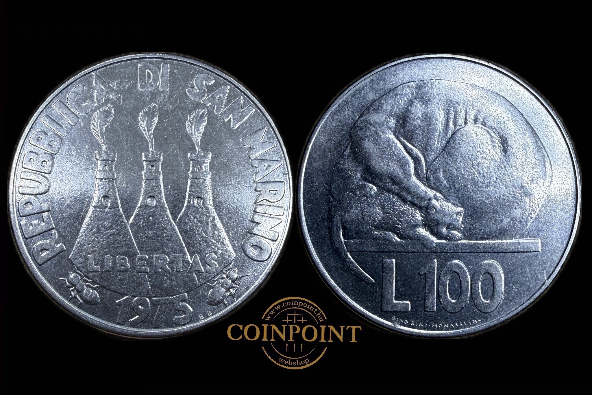 San Marino 100 Lira 1975