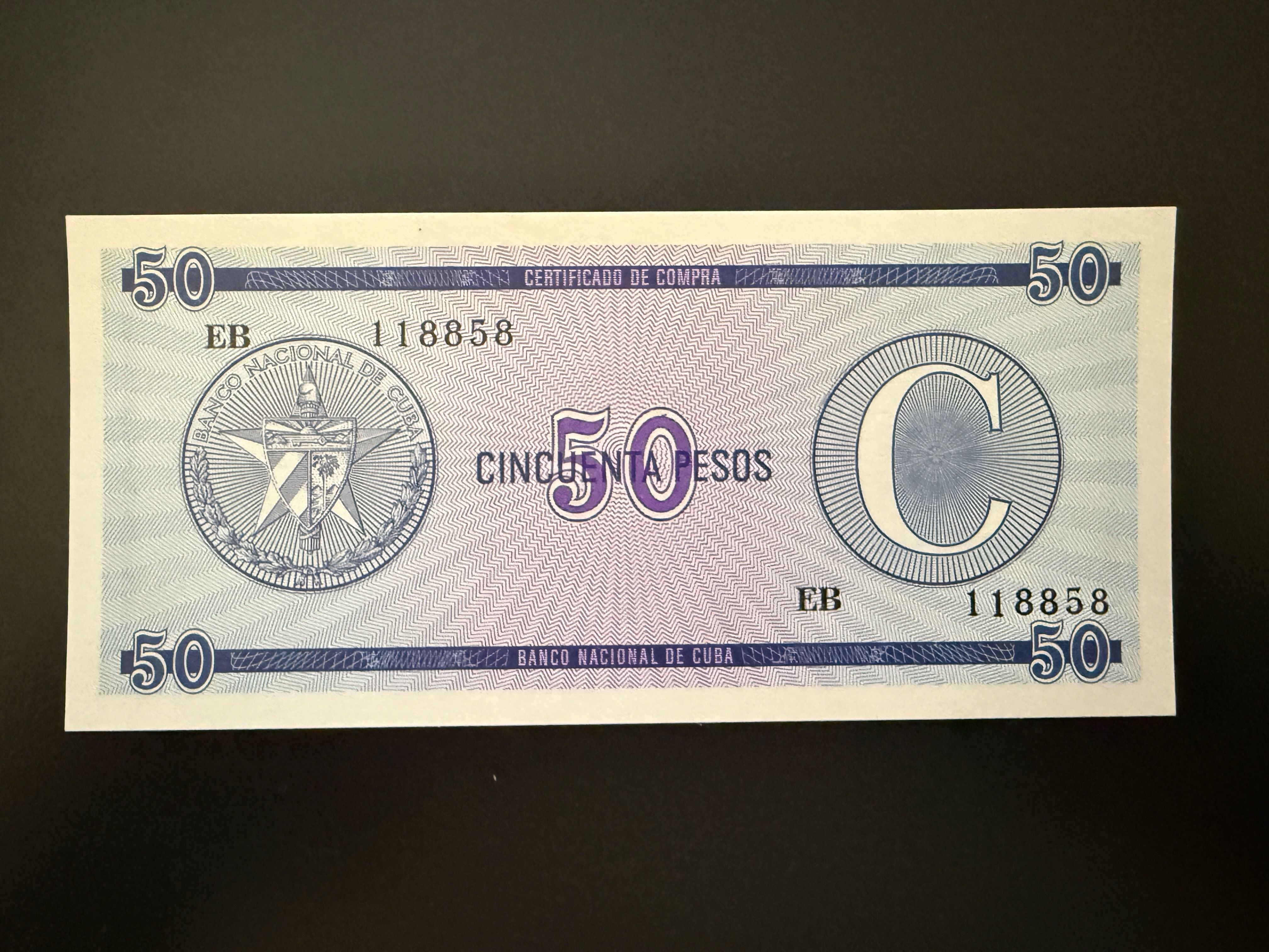 CUBA 50 Pesos 1985 (P.FX24) 