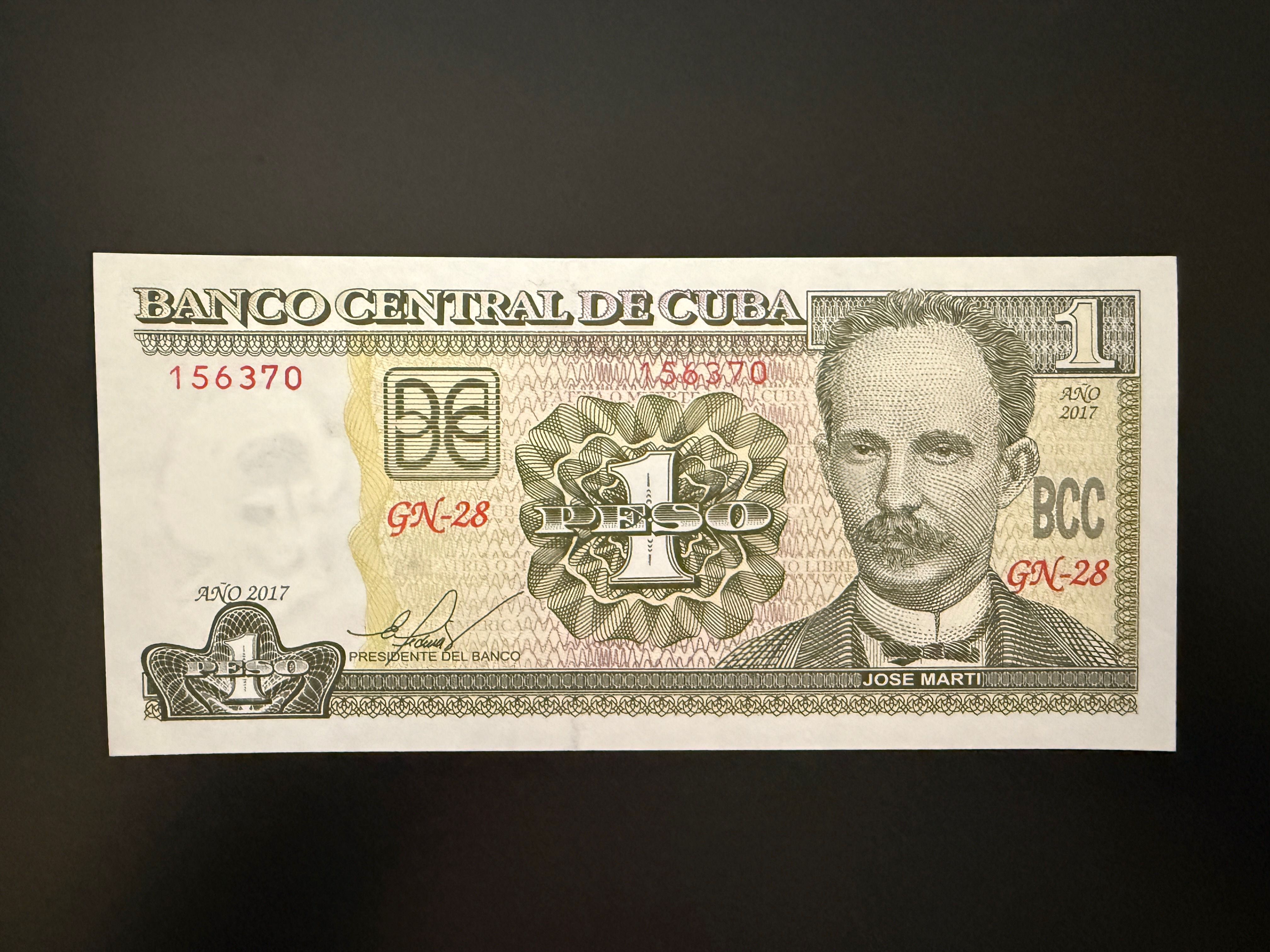 Cuba 1 Peso 2017 (P.128) UNC