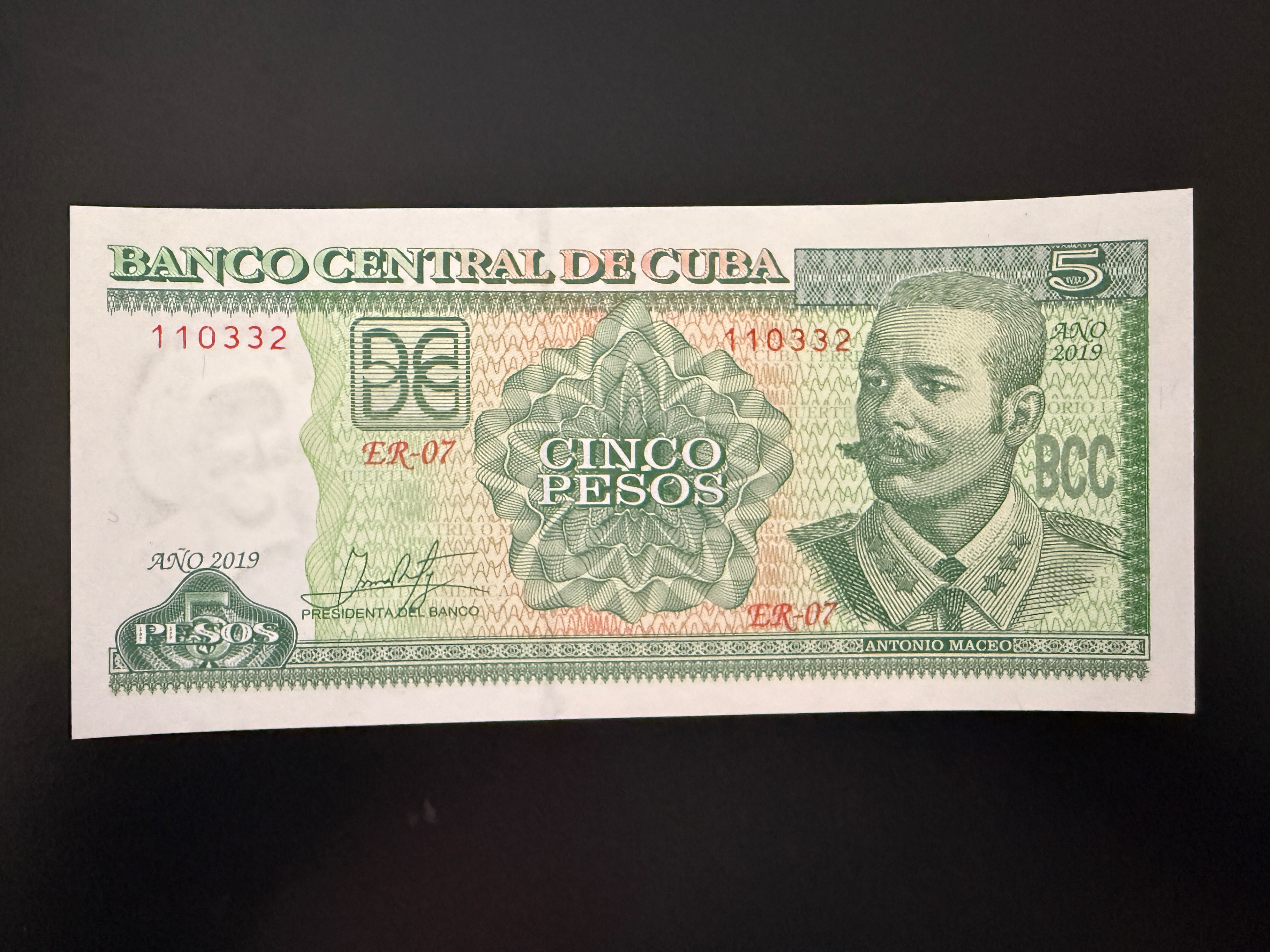 Cuba 5 Pesos 2019 (P.116) UNC