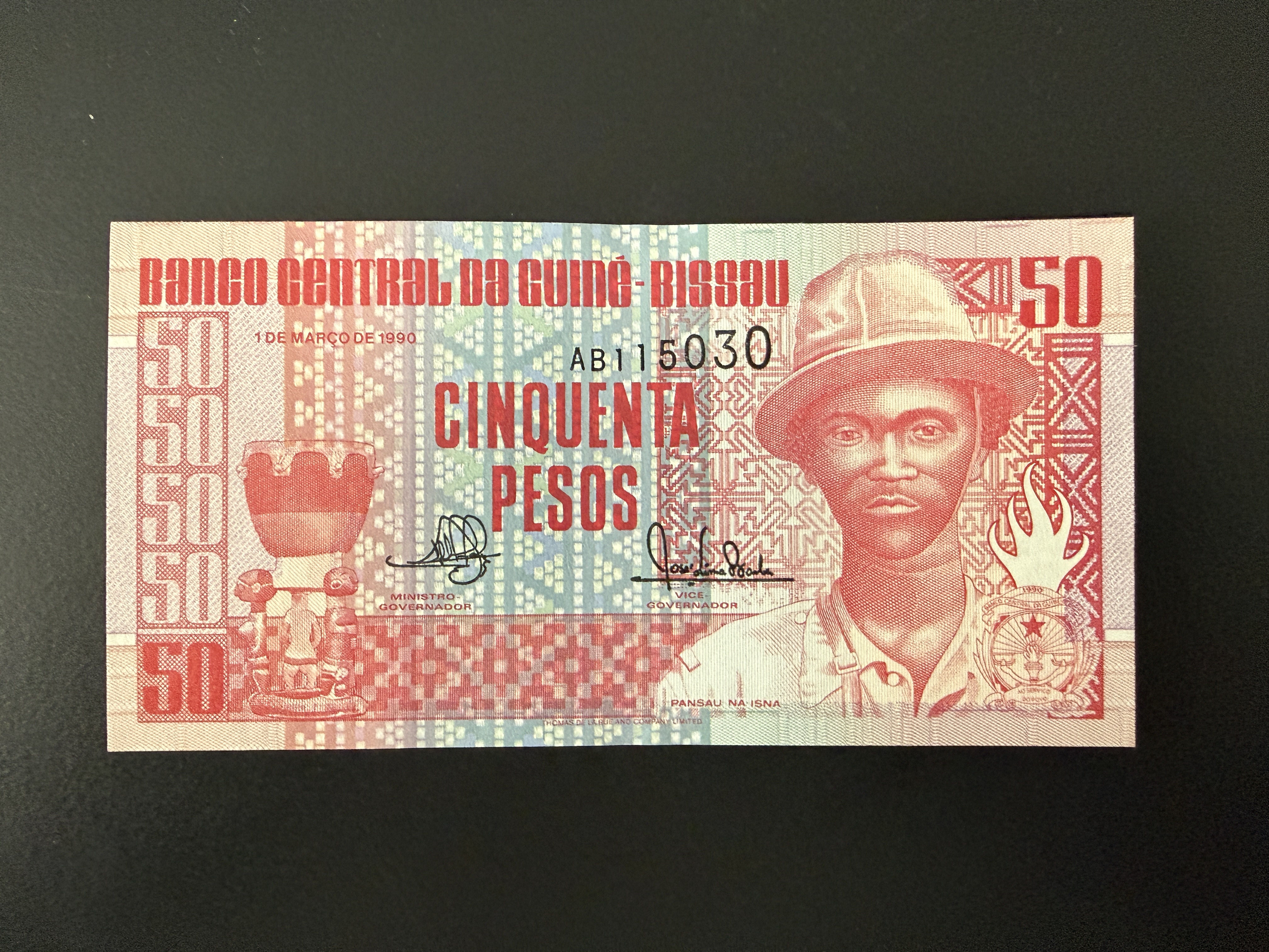 GUINEA BISSAU 50 Pesos 1.3.1990 (P.10) UNC