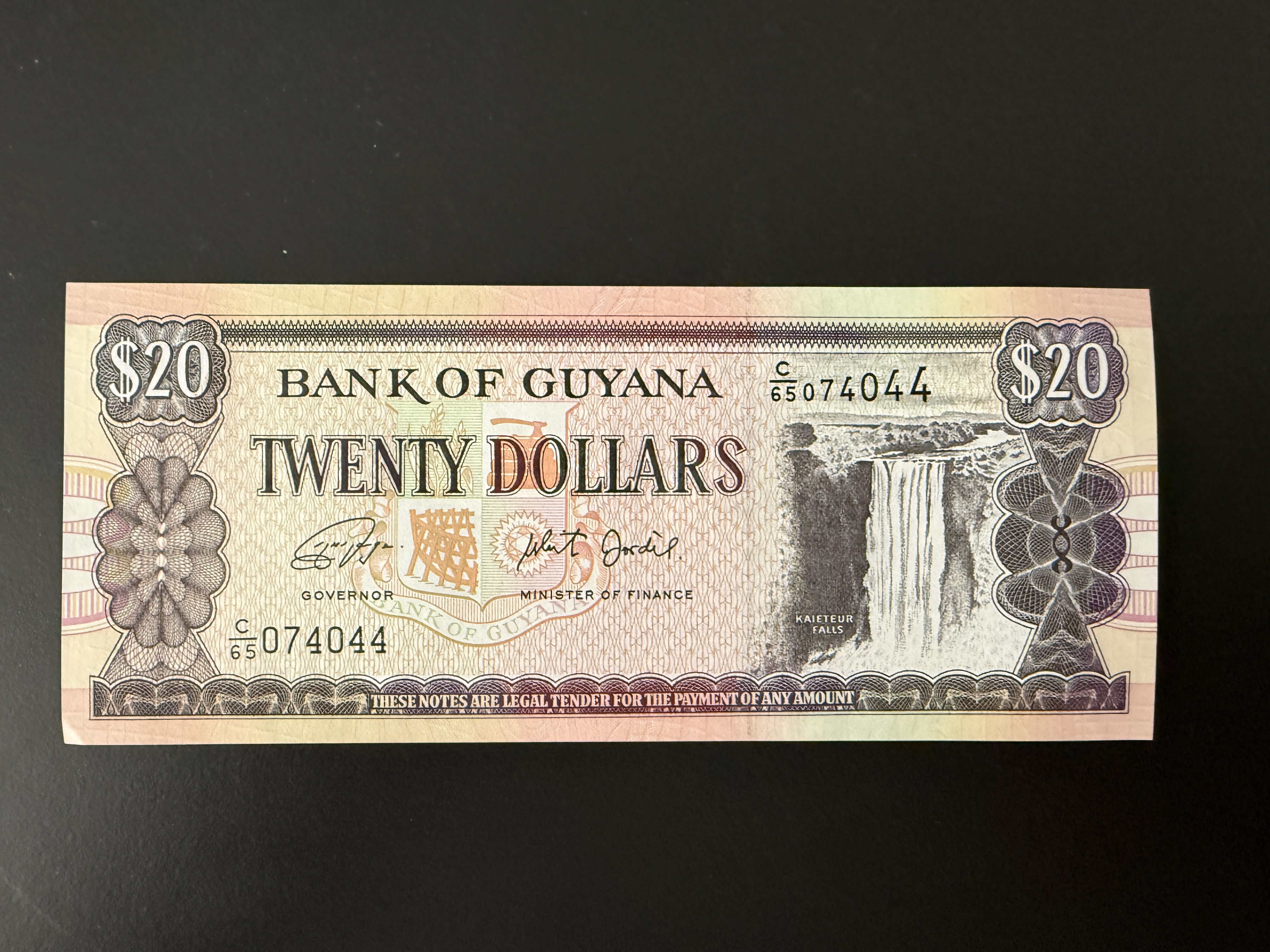 GUYANA 20 Dollars ND (1966-2018) (P.24c) UNC