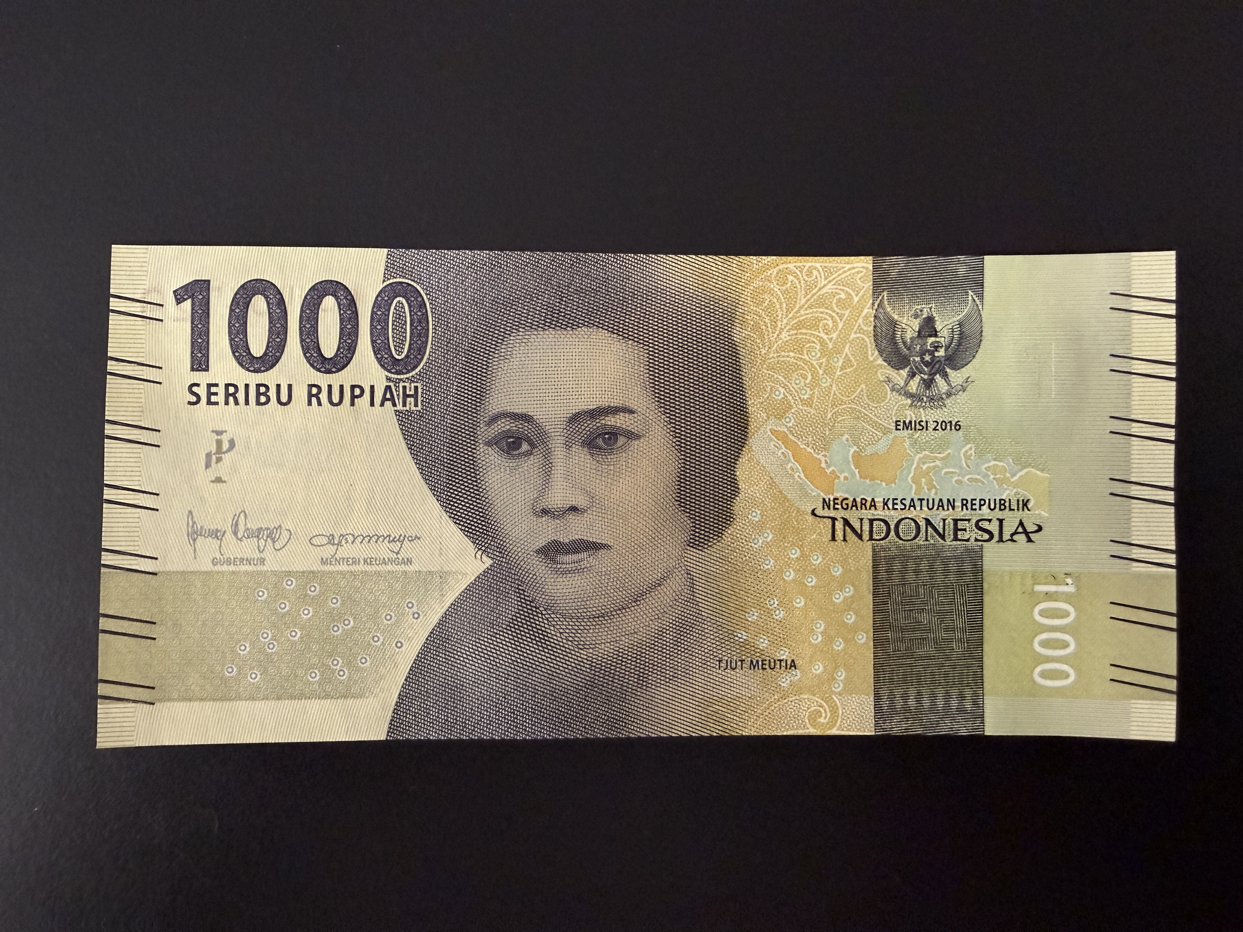 INDONESIA 1000 Rupiah (2016-2021) (P.154) UNC