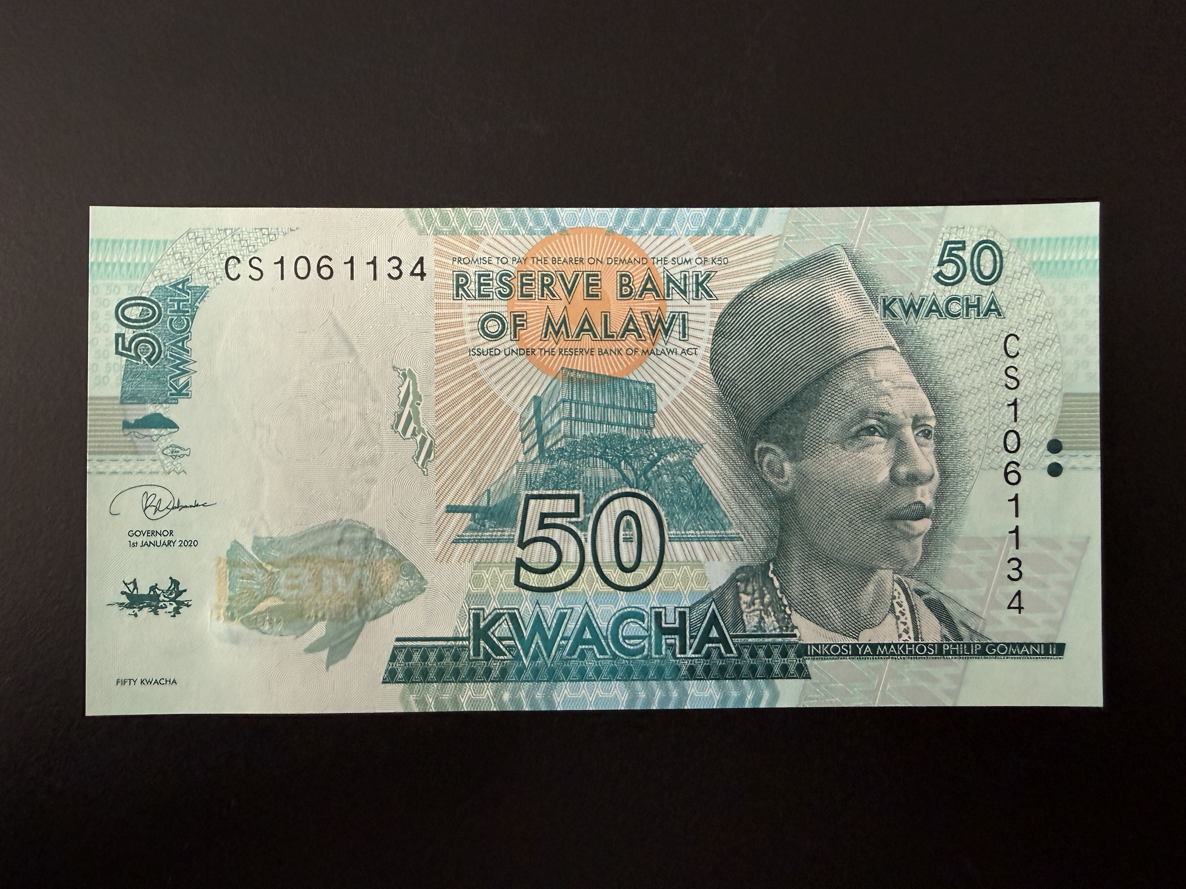 MALAWI 50 Kwacha 1.1.2020 (P.64g) UNC