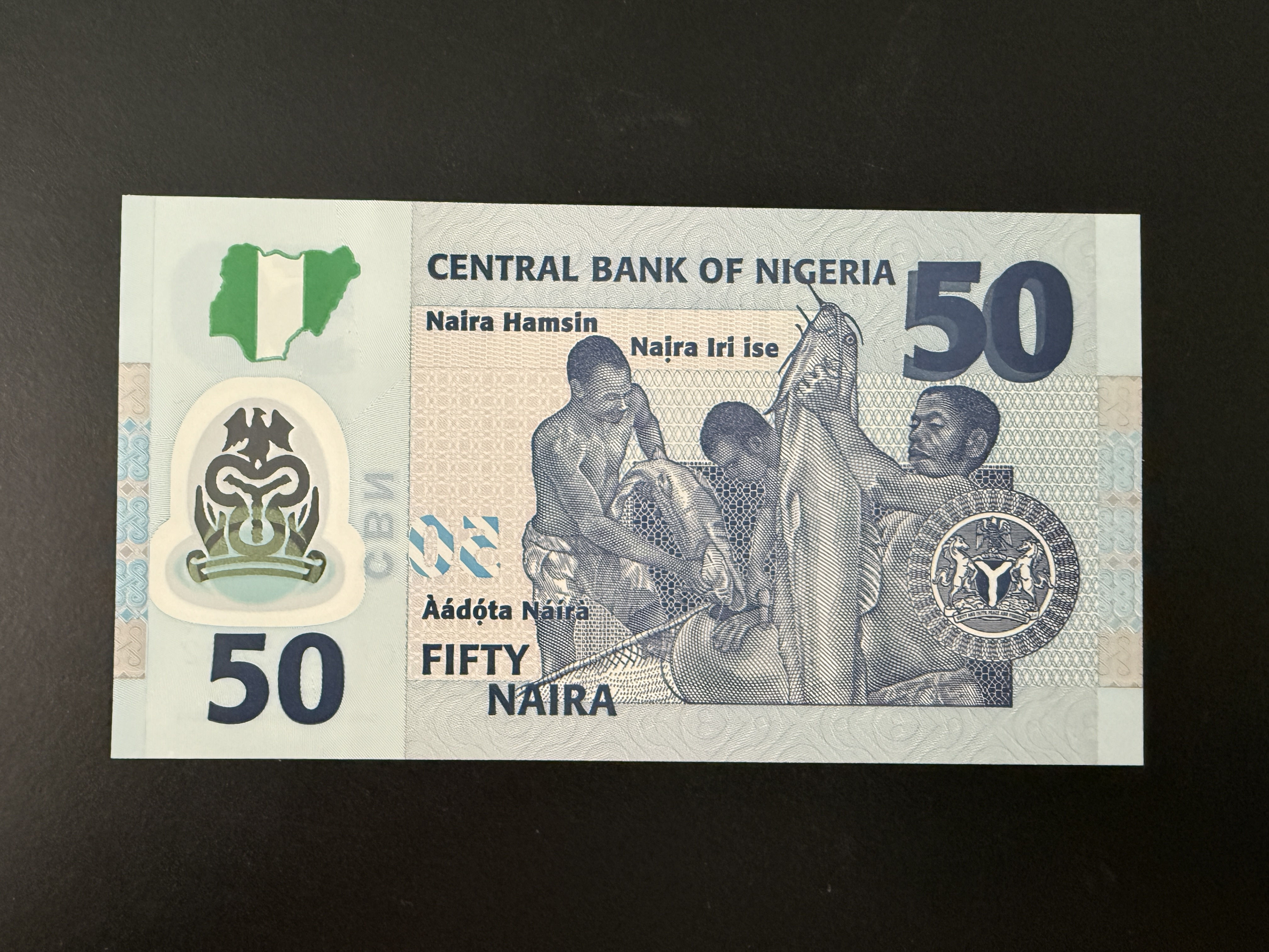 NIGERIA 50 Naira 2024 (P.40) UNC - polymer