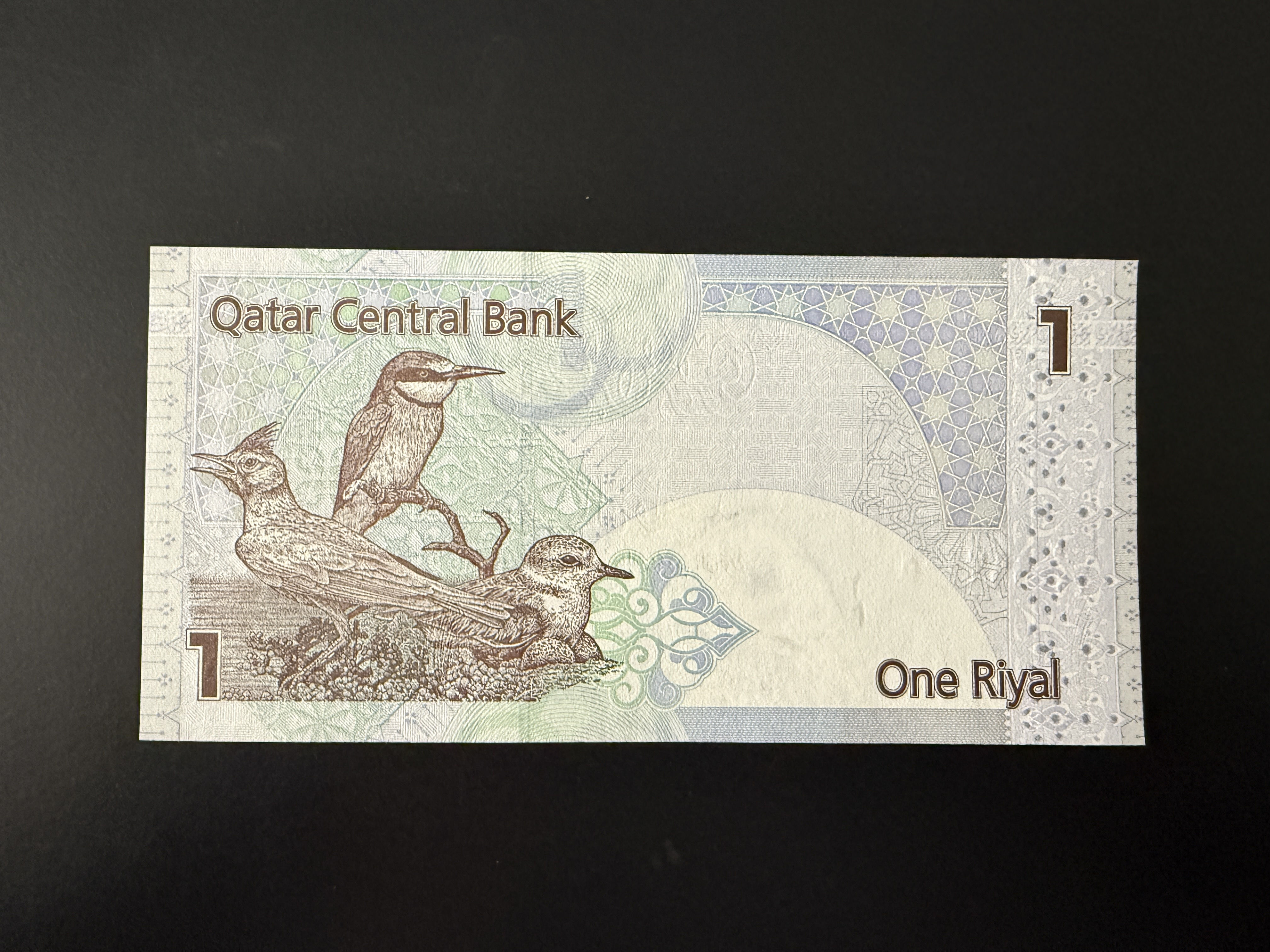 QATAR 1 Riyal 2008 (P.28) UNC