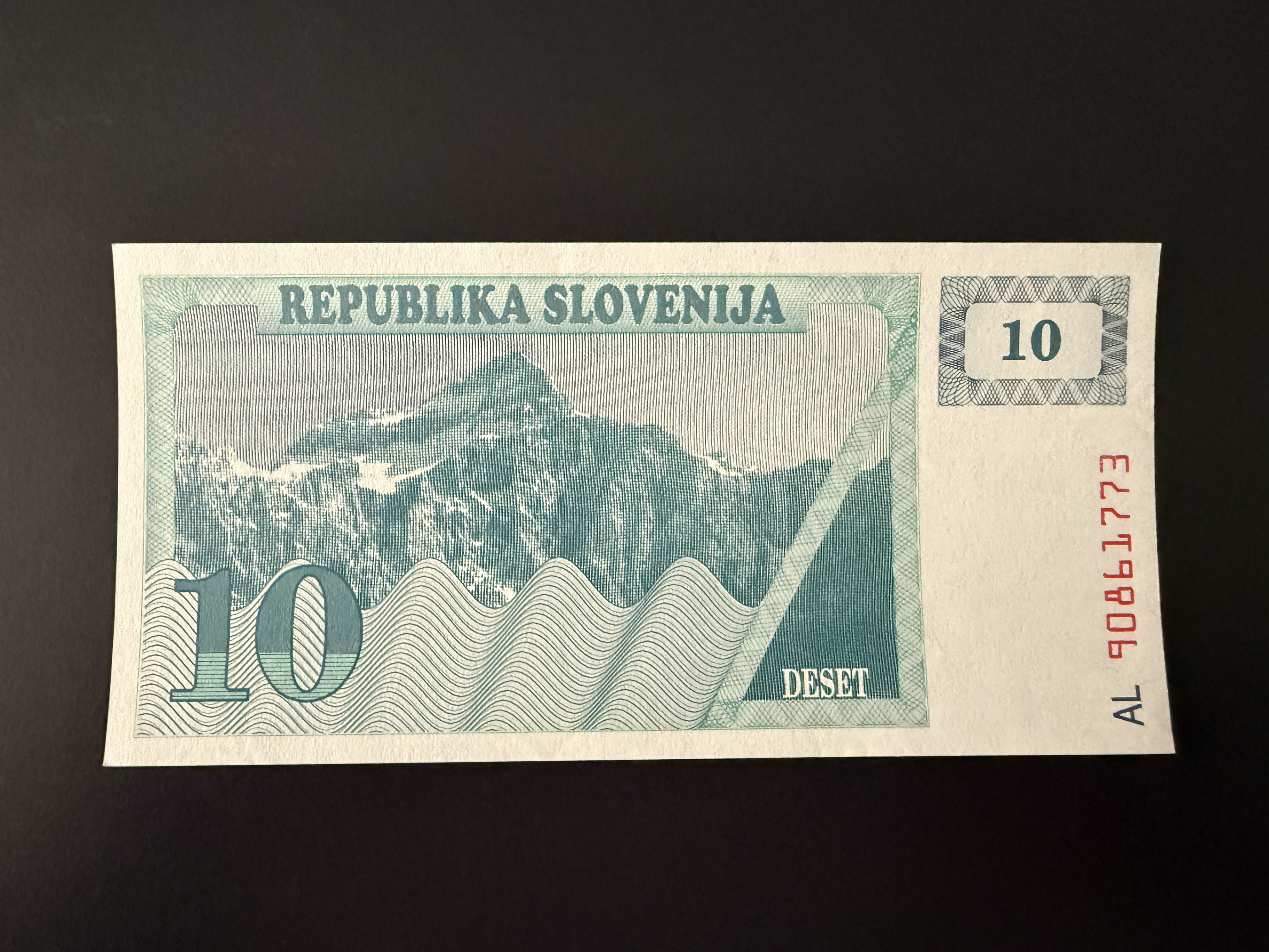 Slovenia 10 Tolarjev 1990 UNC (P.4a) - AL 90861772