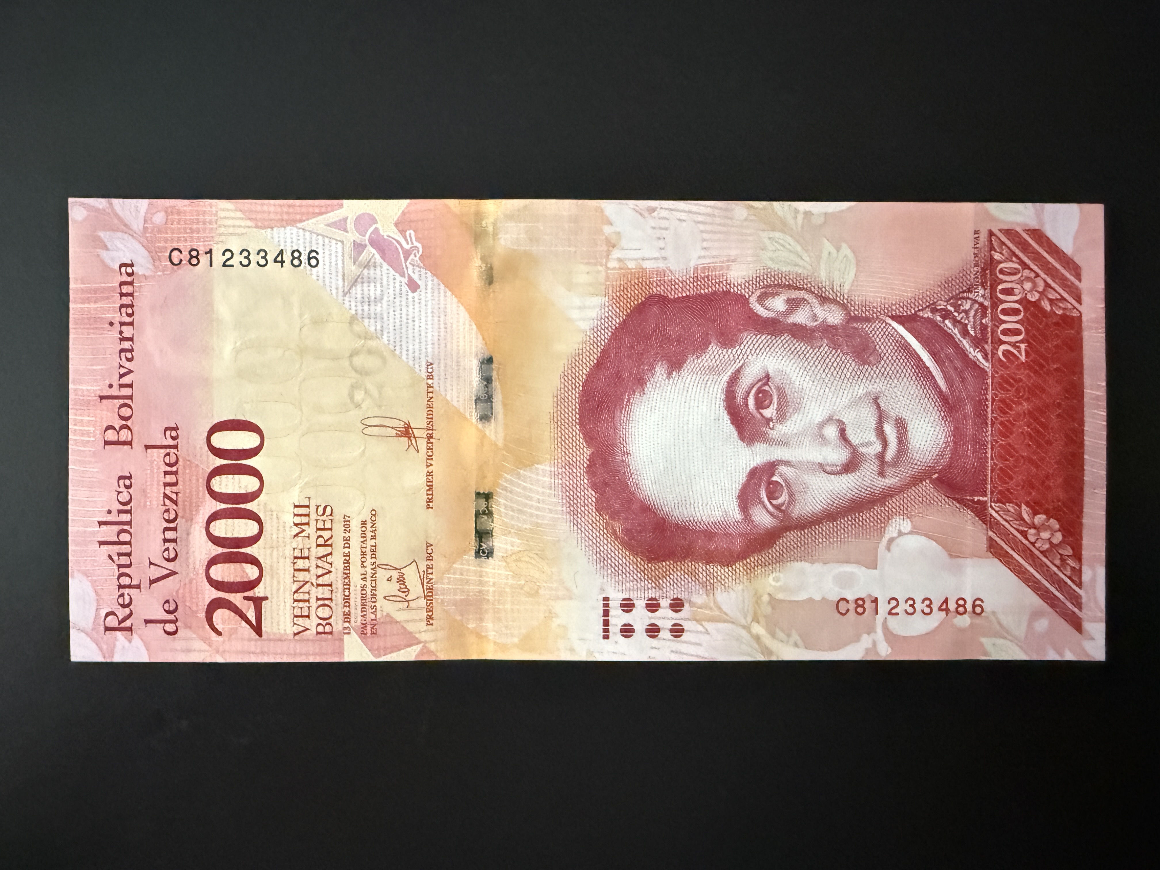 VENEZUELA 20000 Bolivares 13.12.2017 (P.99) UNC