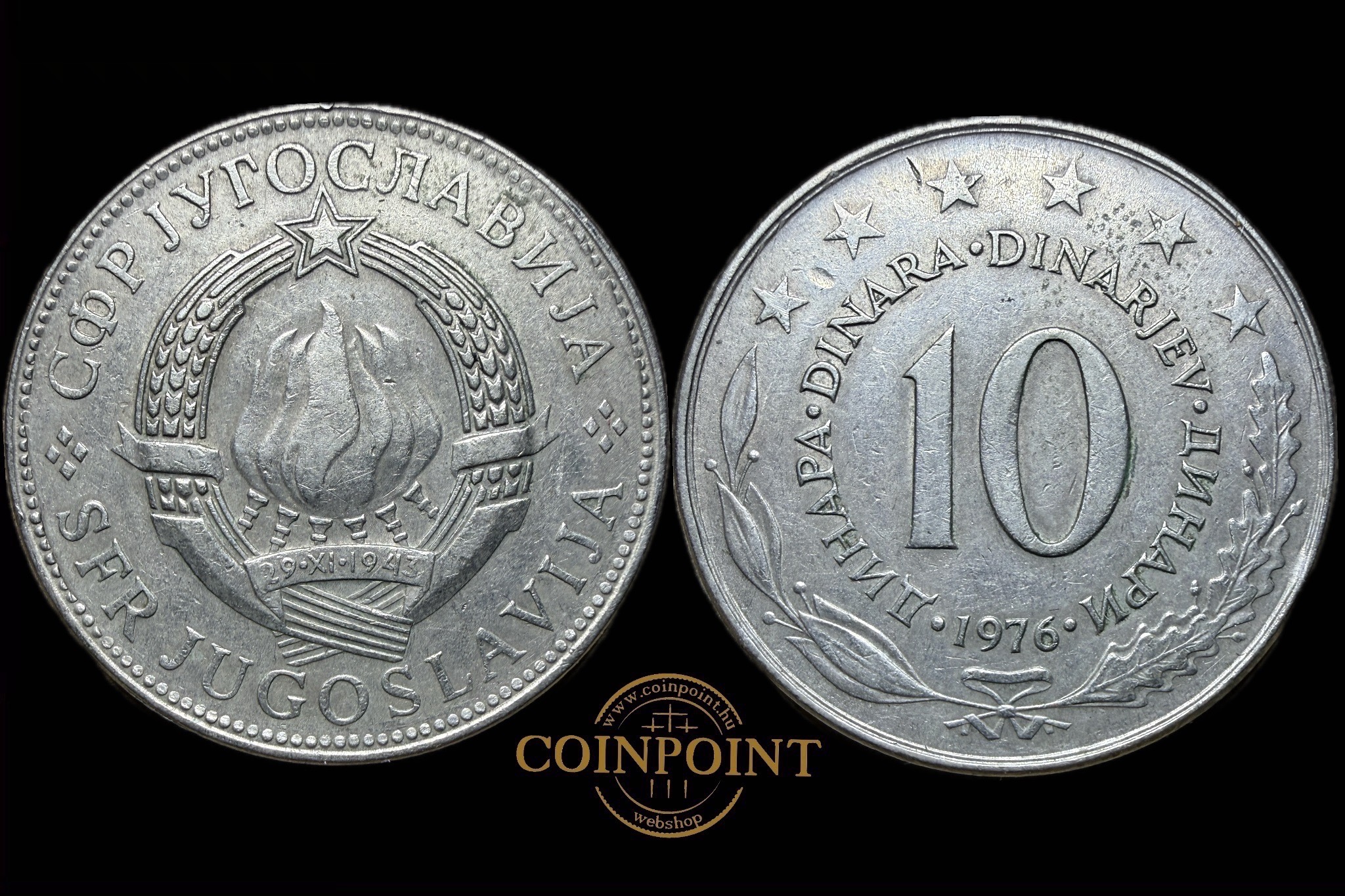 Jugoszlávia 10 Dinar 1976