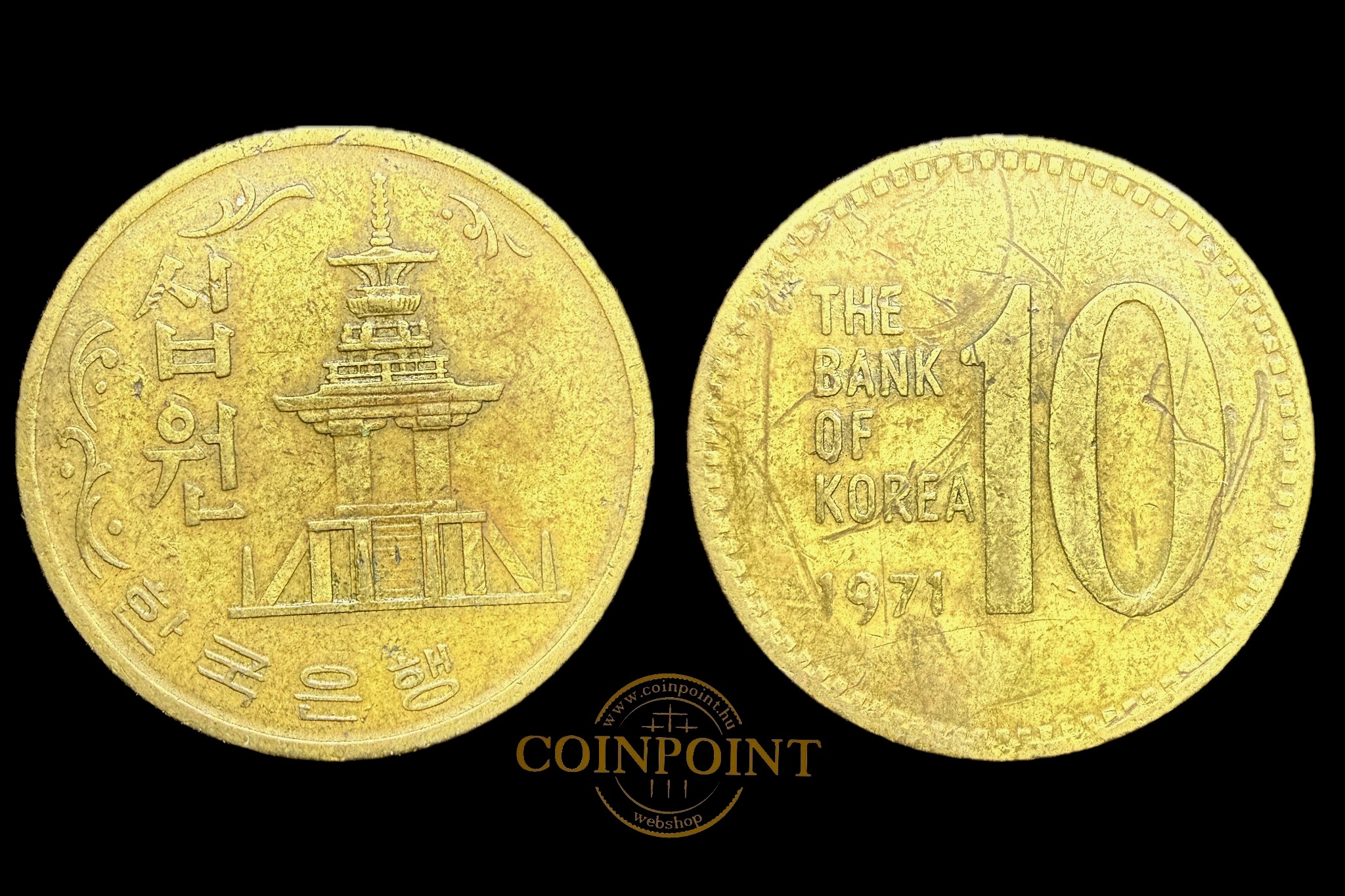 Dél-Korea 10 Won 1971