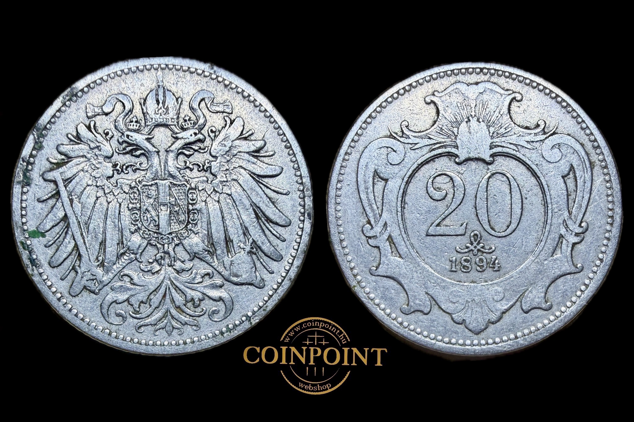 Ferenc József 20 Heller 1894