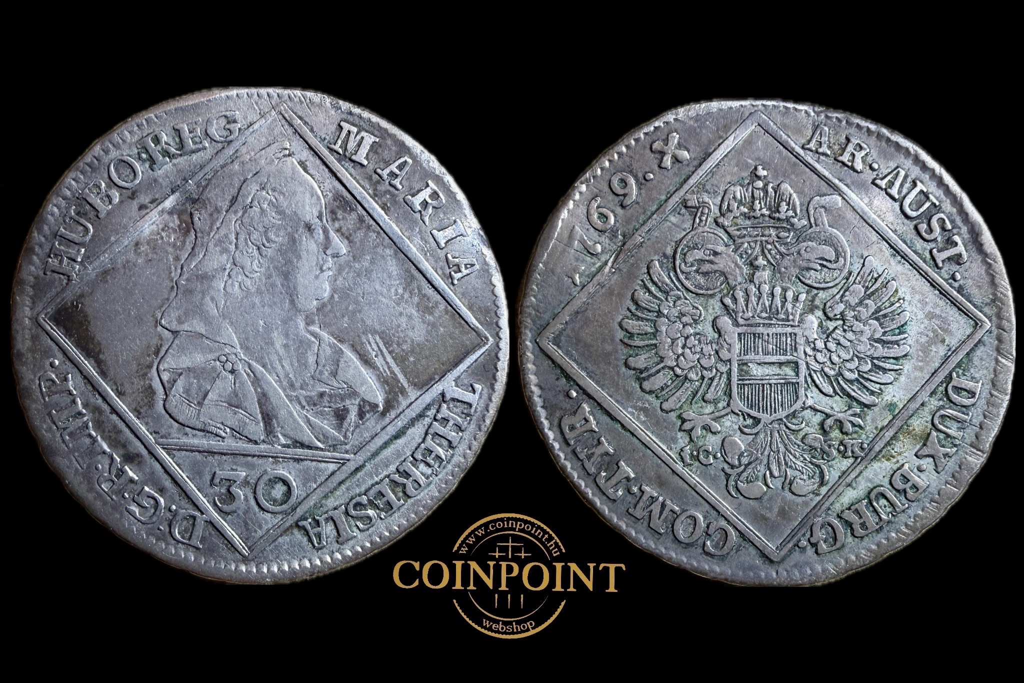 Mária Terézia 30 Krajcár 1769 ICSK