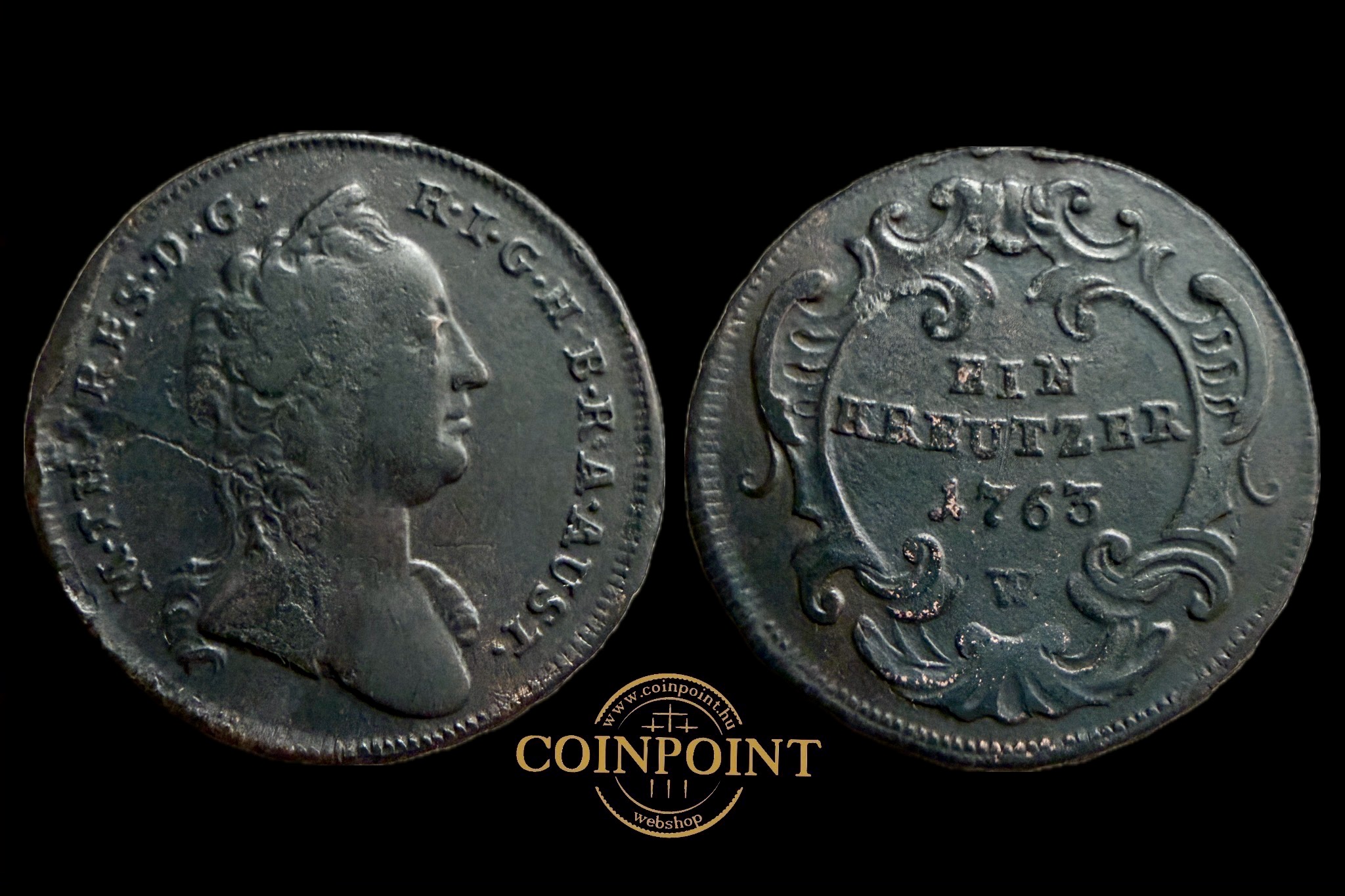 Mária Terézia 1 Krajcár 1763 W