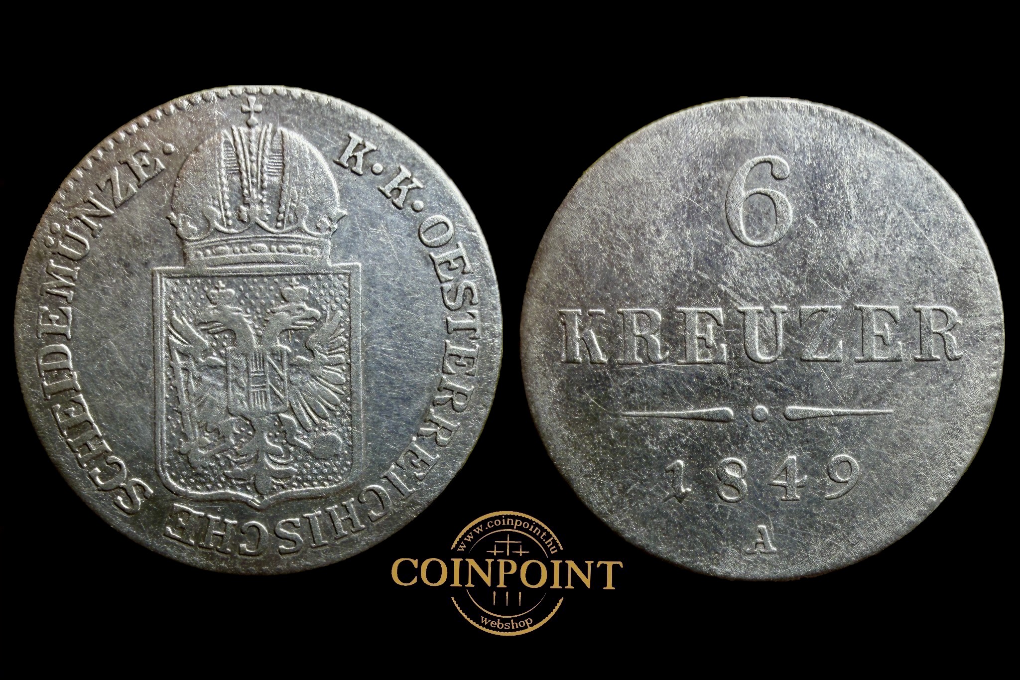 Szabadságharc (1849) A 6 krajcár Adamo M.9.1