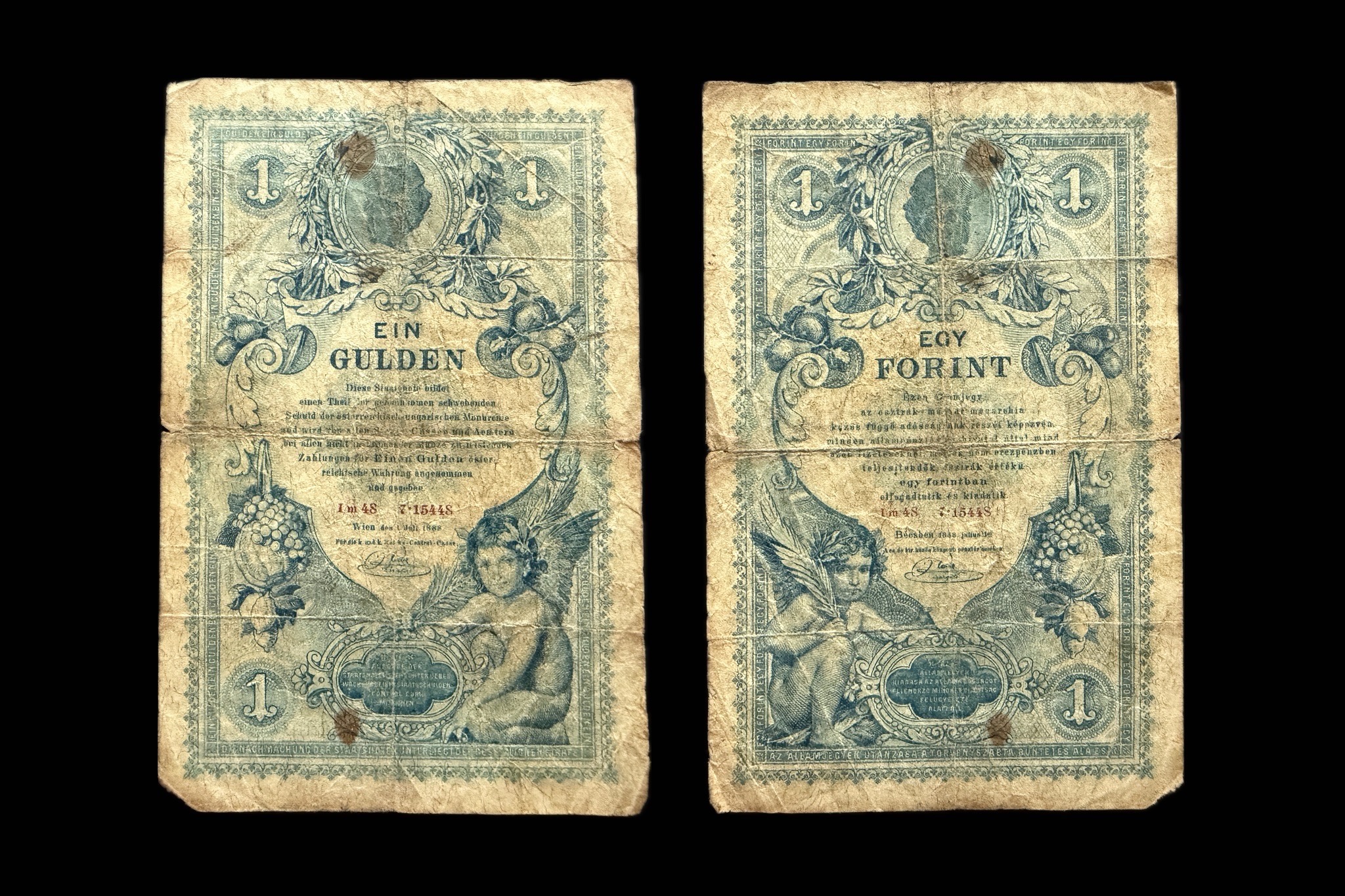 1 Gulden 1848 Adamo G126 VG