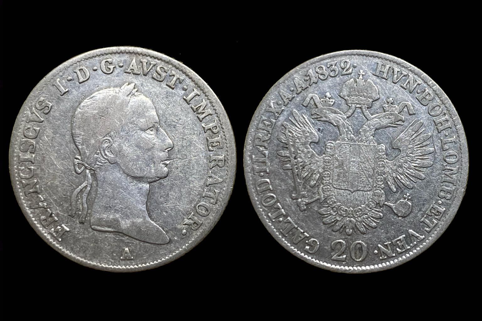 Ferenc 20 krajcár (1832)A 