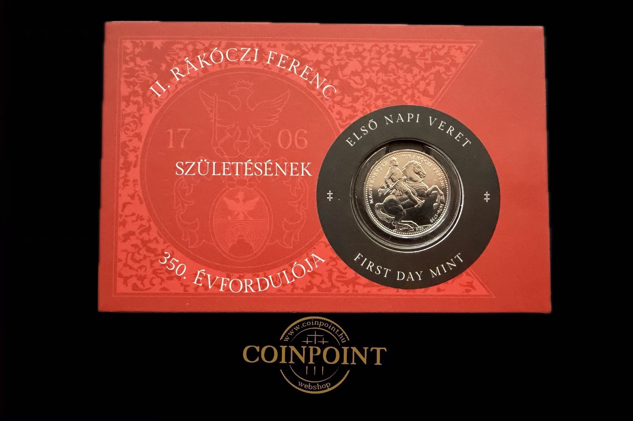 50 Forint UNC  II.Rákóczi Ferenc 350 éves Évfordulója sorszámozott