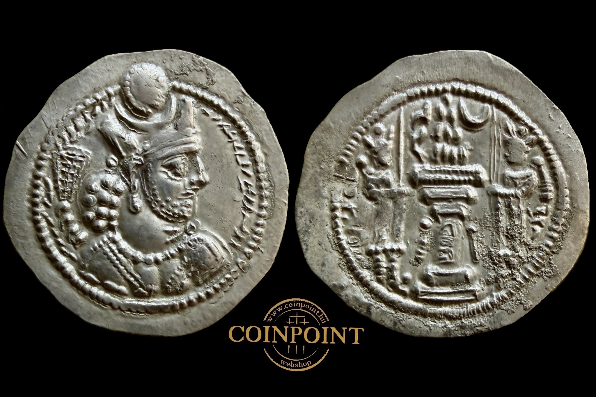 Szaszanida Királyság Varhran (420-438) Drachma (Veh-Ardashir, Seleukida)