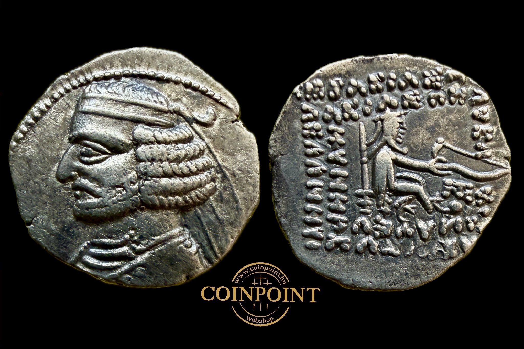 Pártus Királyság Orodes II (kb. i.e.57-38)Drachma Mithradatkart