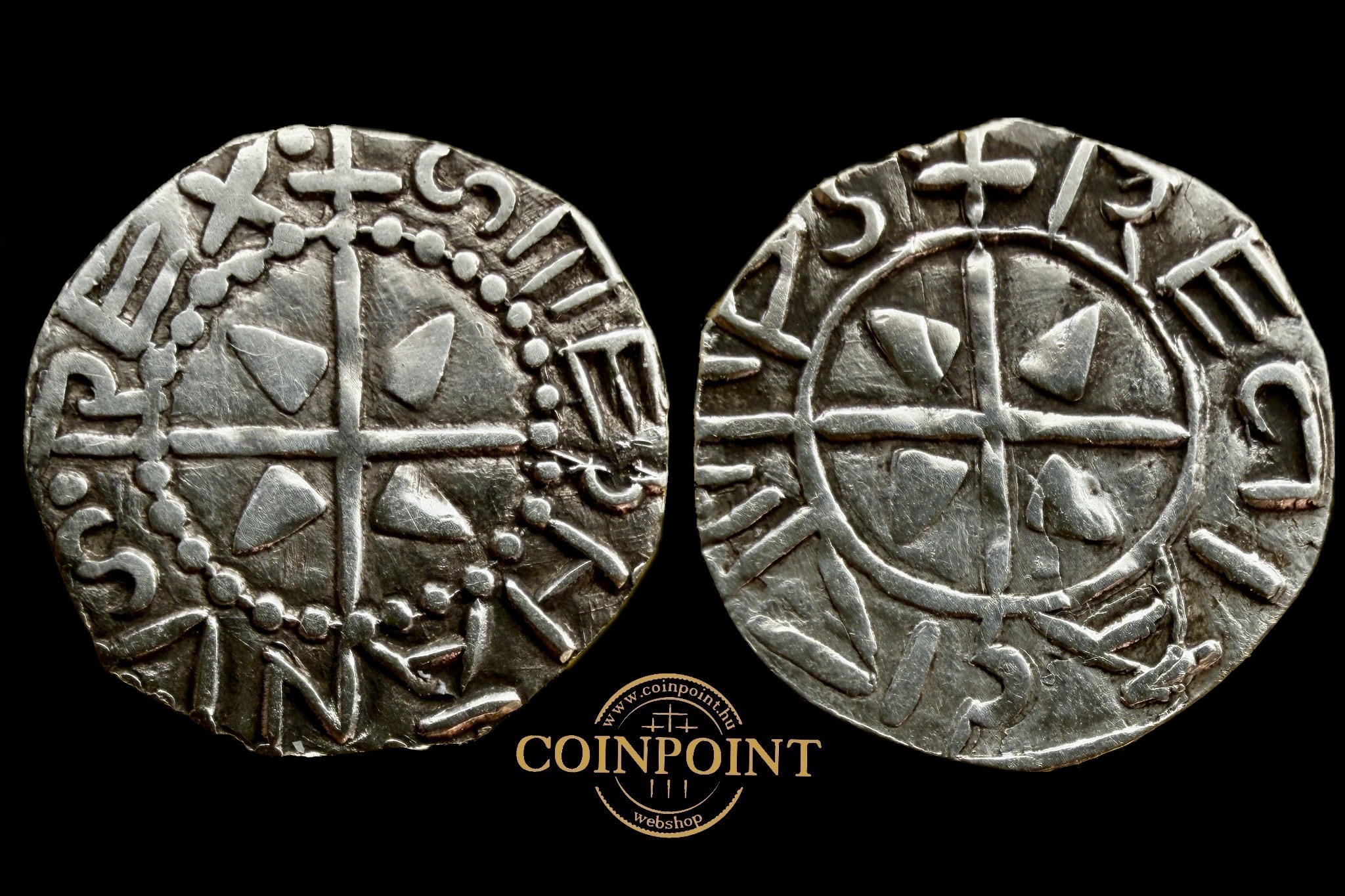 I.Szent István Dénár (1001-1038) Éh-1 dupla fekvő “S”