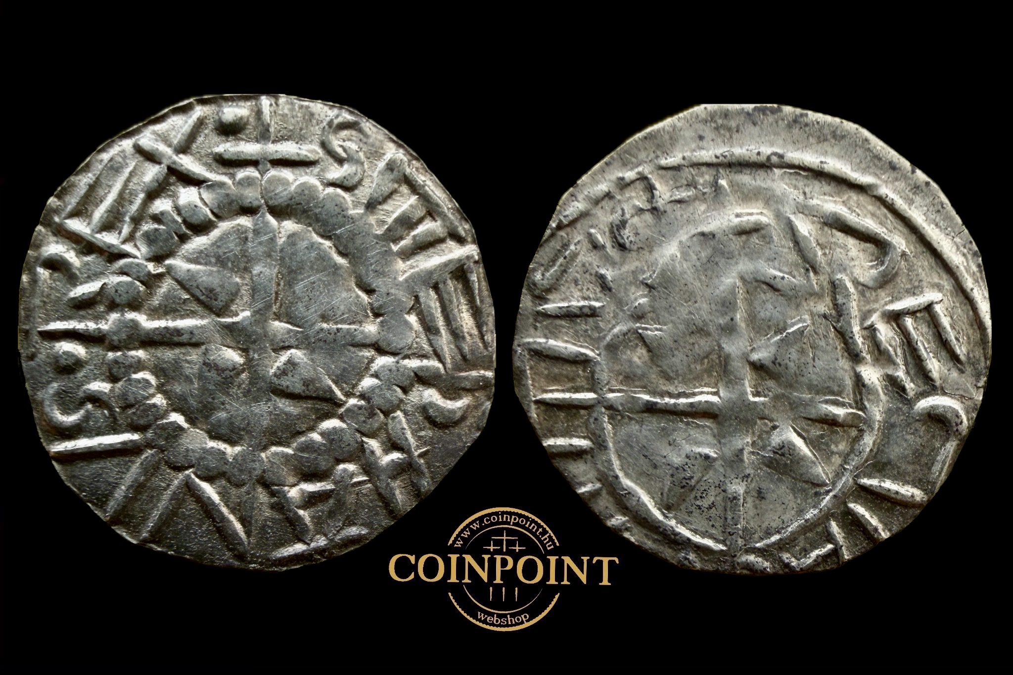 I.Szent István Dénár (1001-1038) Éh-1 dupla fekvő “S”