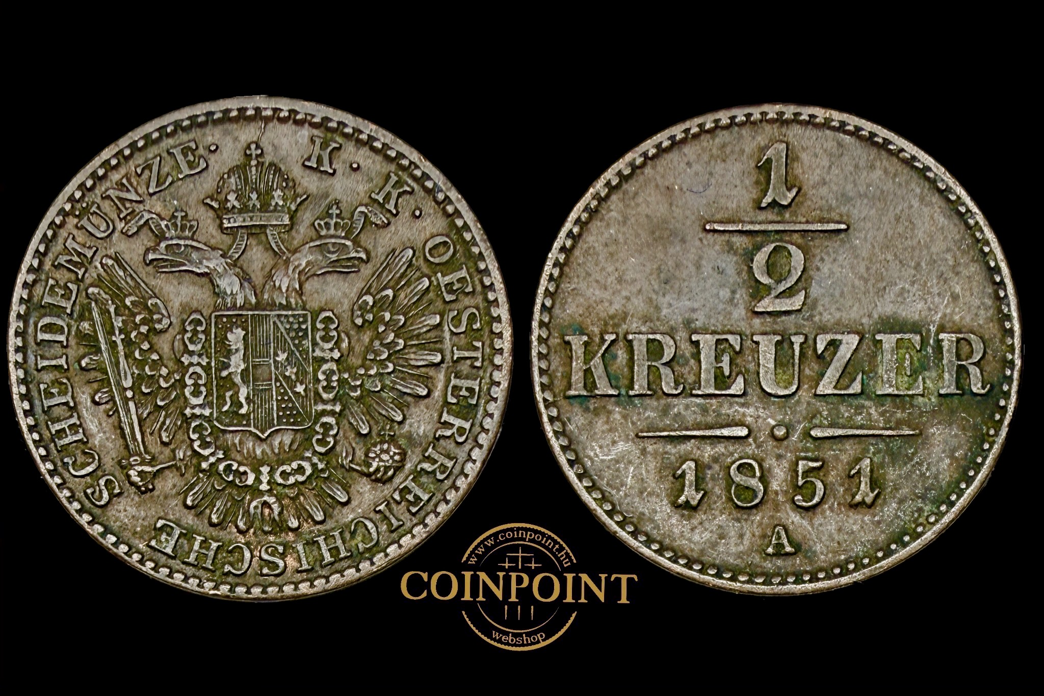 Ferenc József (1851) 1/2 krajcár