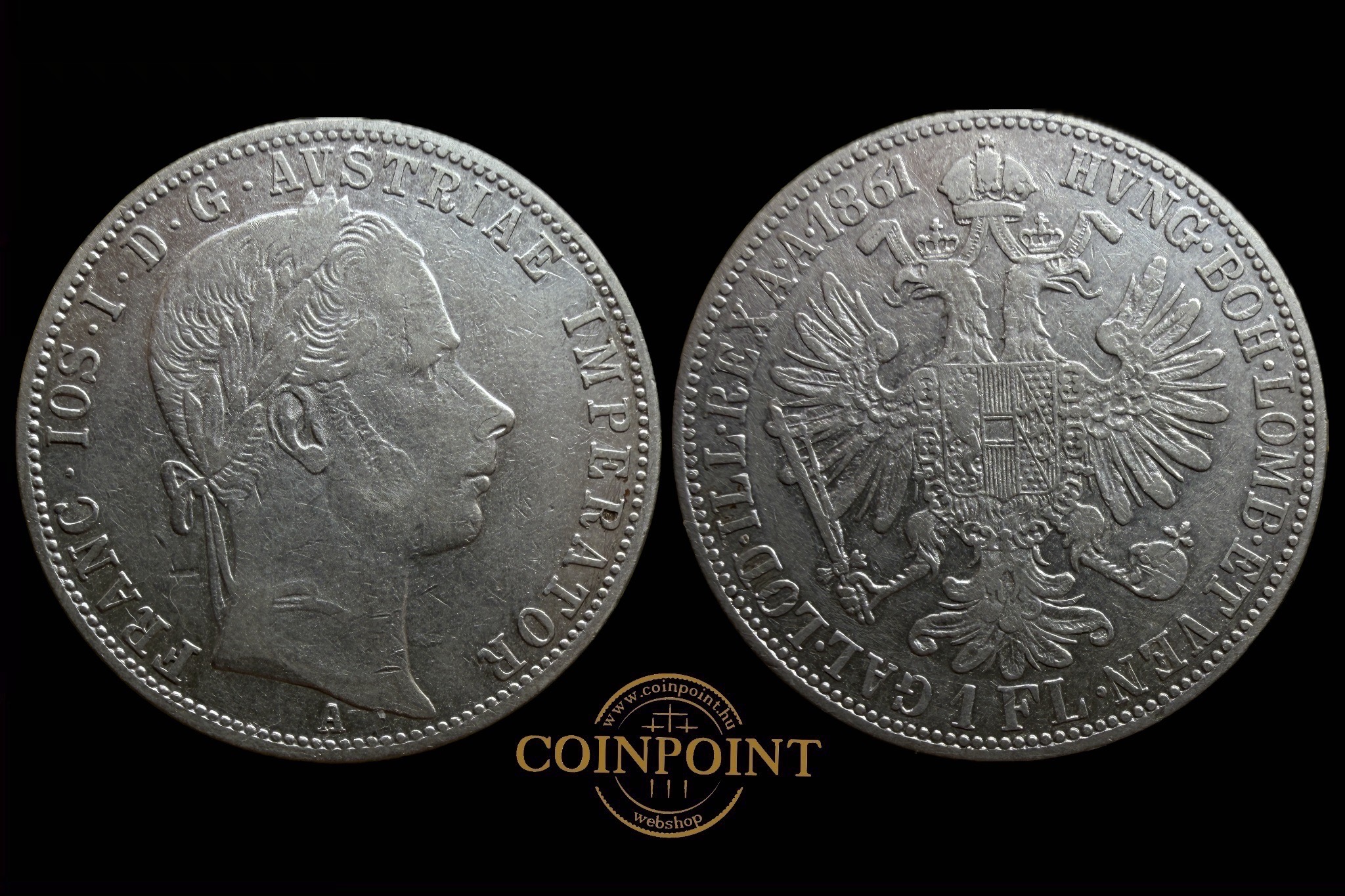 Ferenc József 1 Florin 1861A