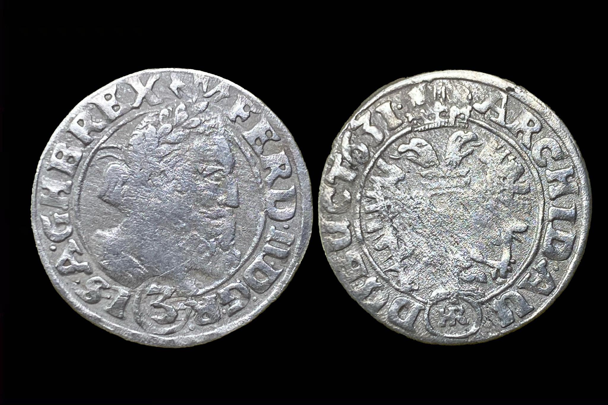 II. Ferdinánd 3 krajcár (1631 HR)