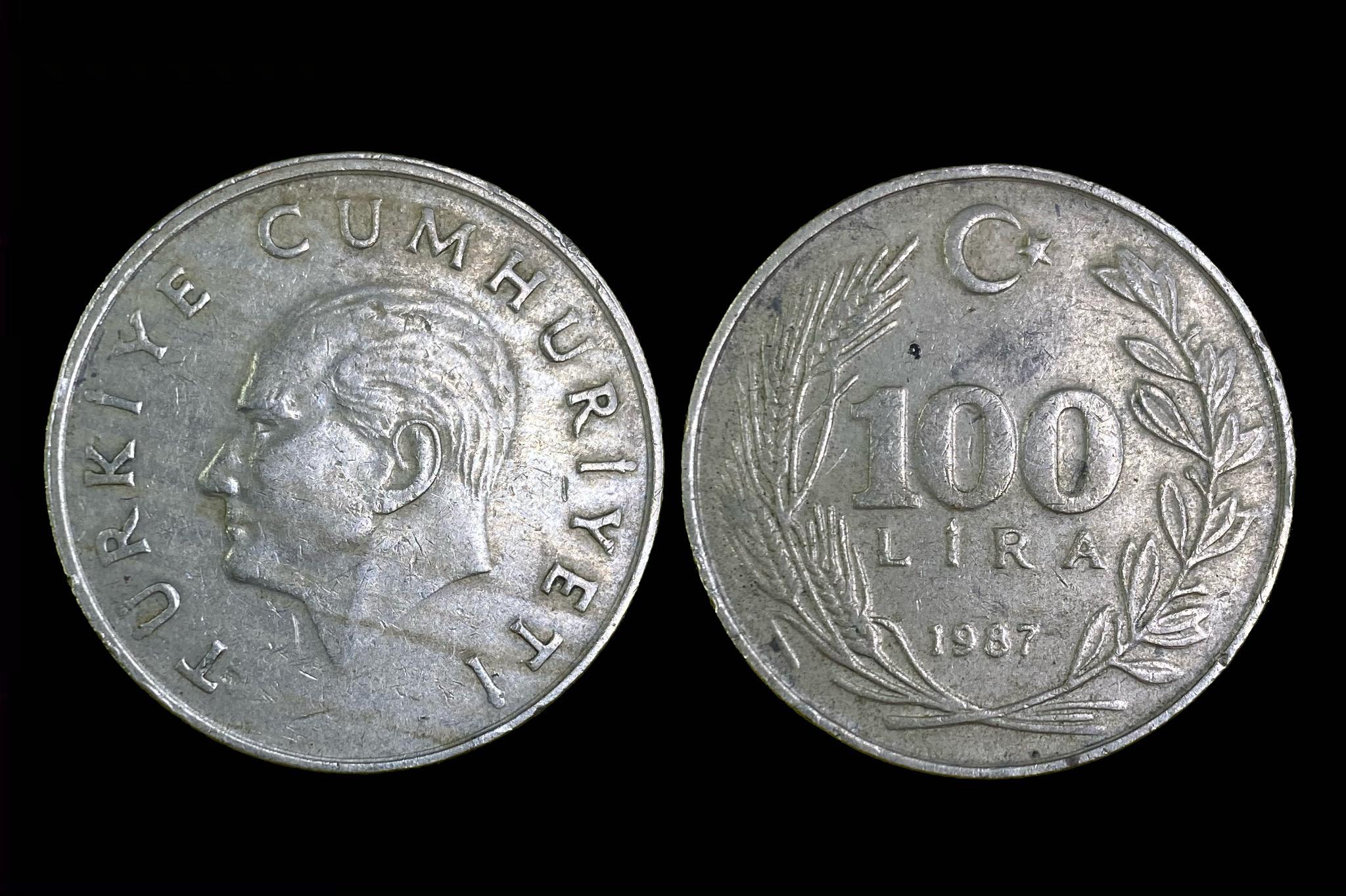 100 Líra (1987) Törökország