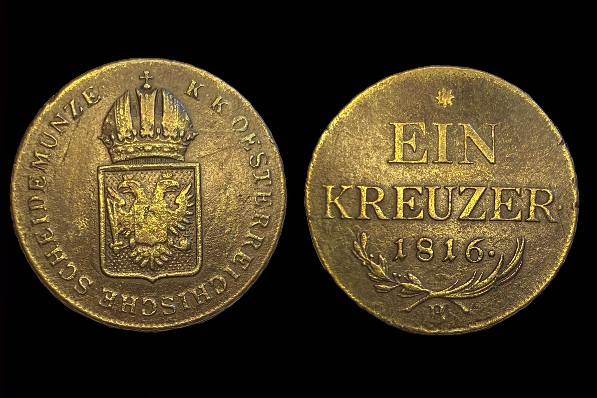 Franz 1 kreutzer (1816)B