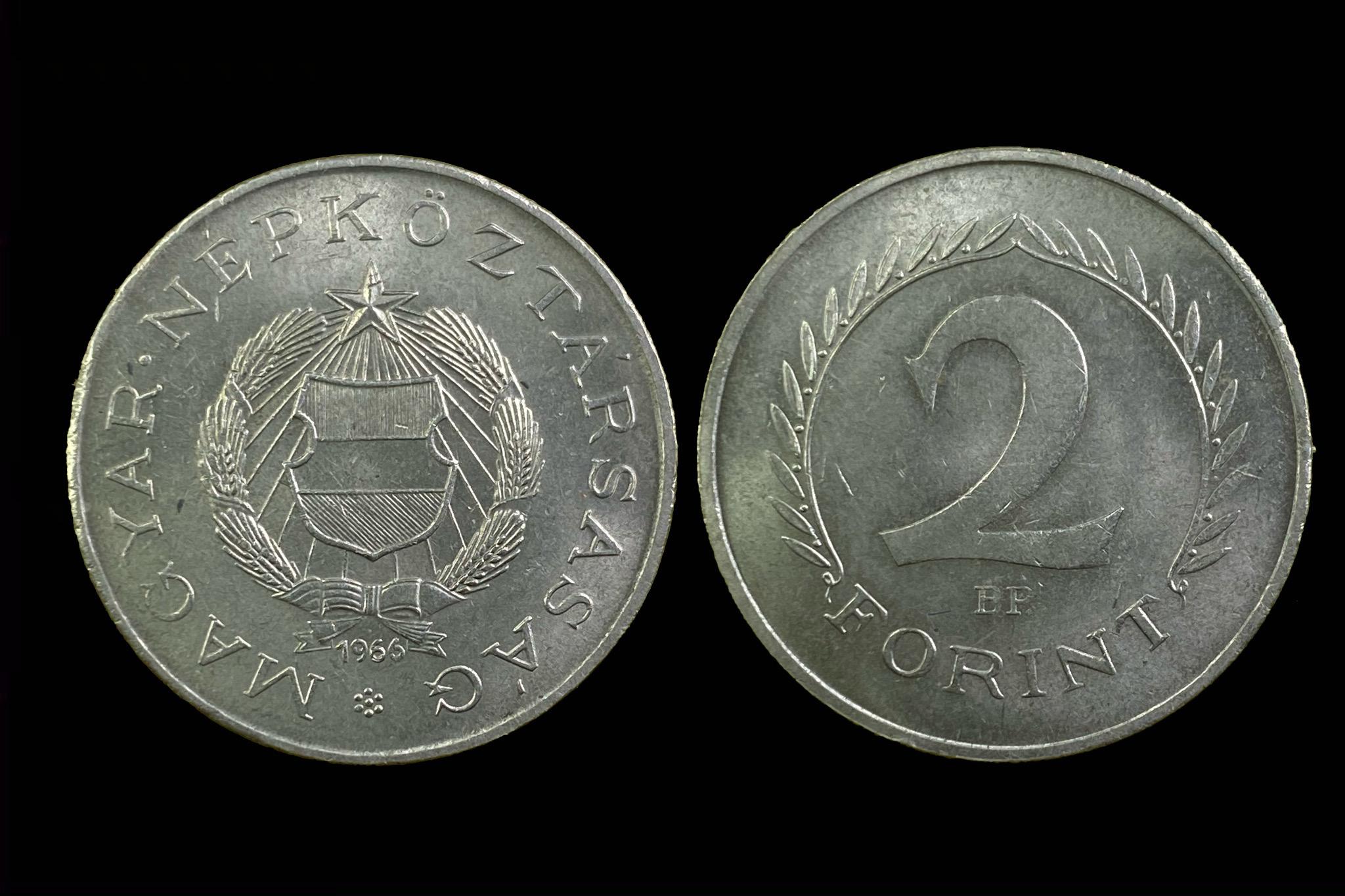 2 Forint (1966) Adamo F7.3