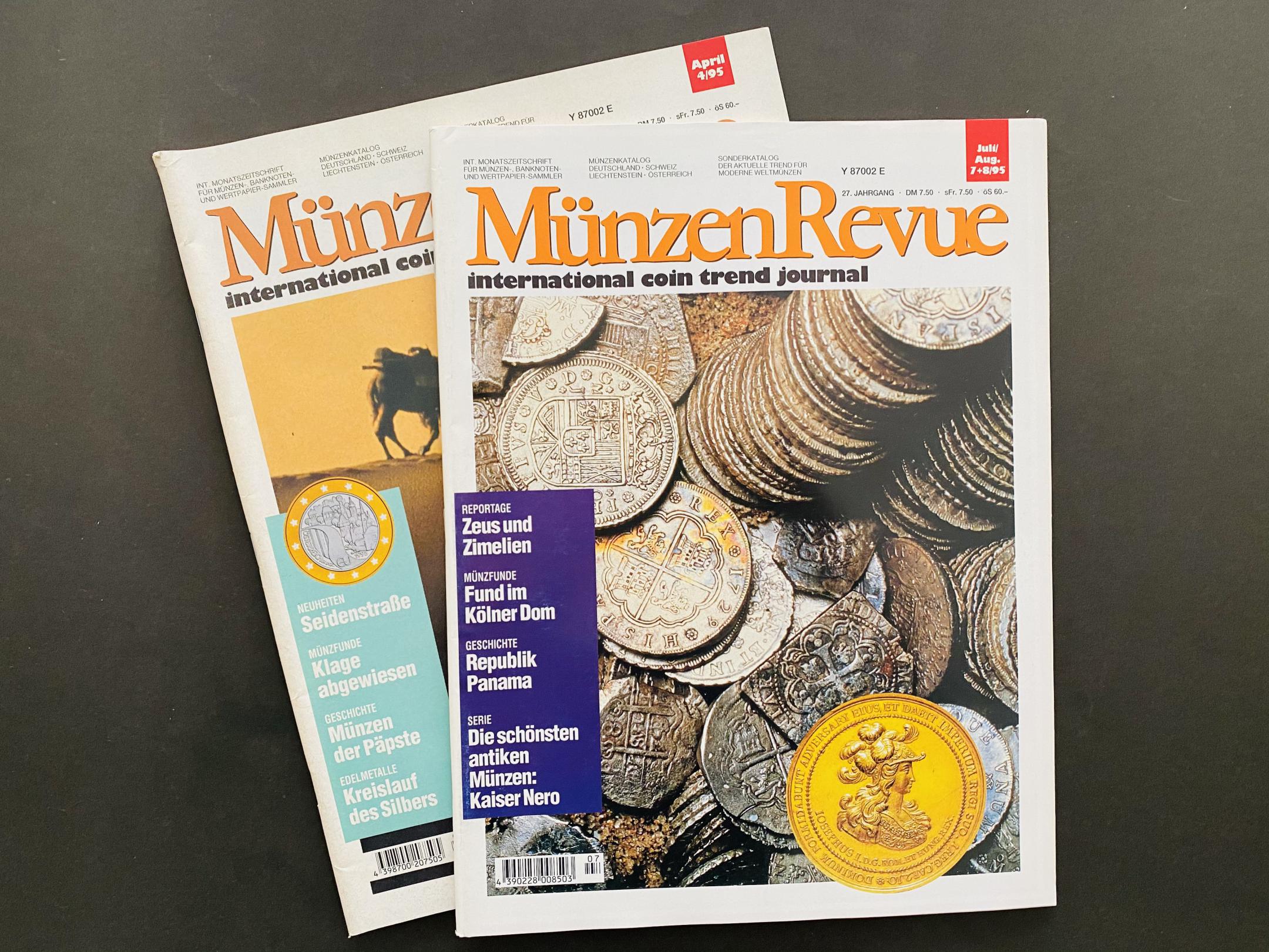 Münzen Revue 1995 2 db