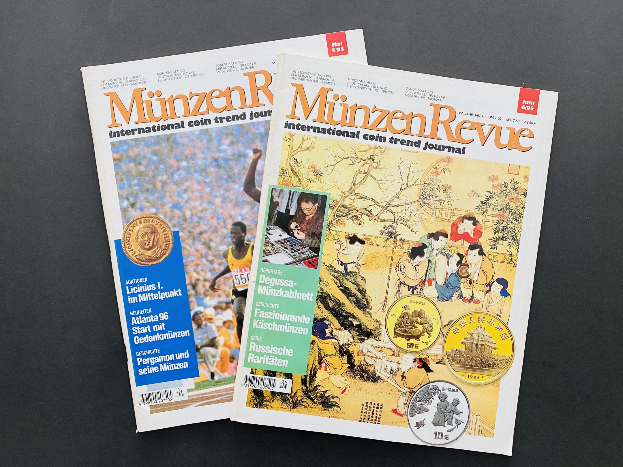Münzen Revue 1995 2 db