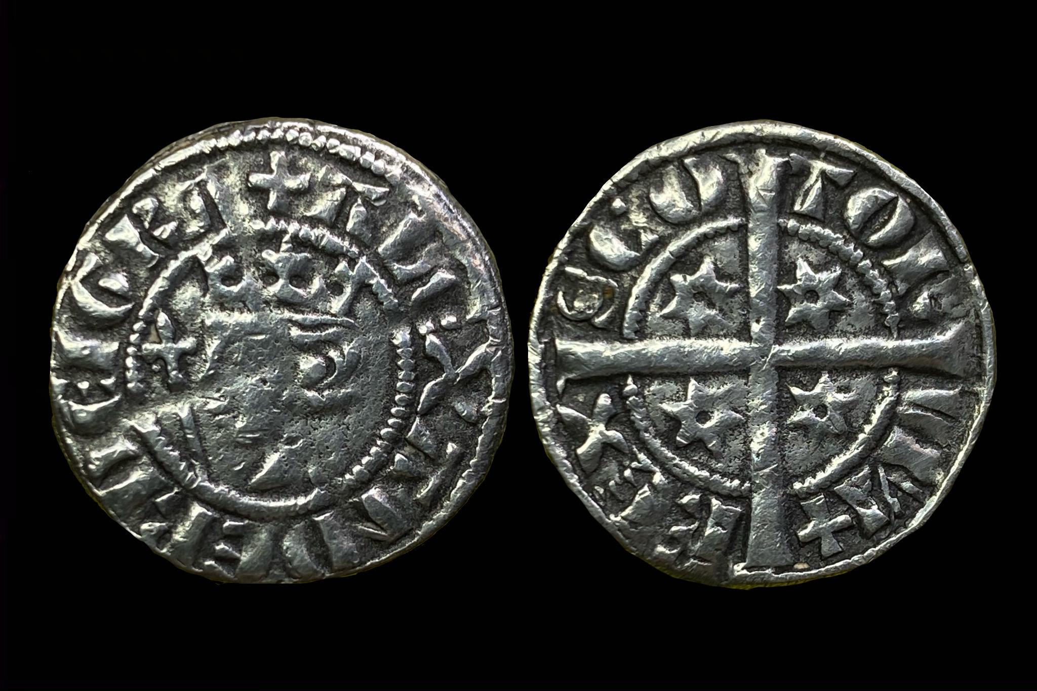 III.Alexander (1249-86) Skócia középkori dénar másolat
