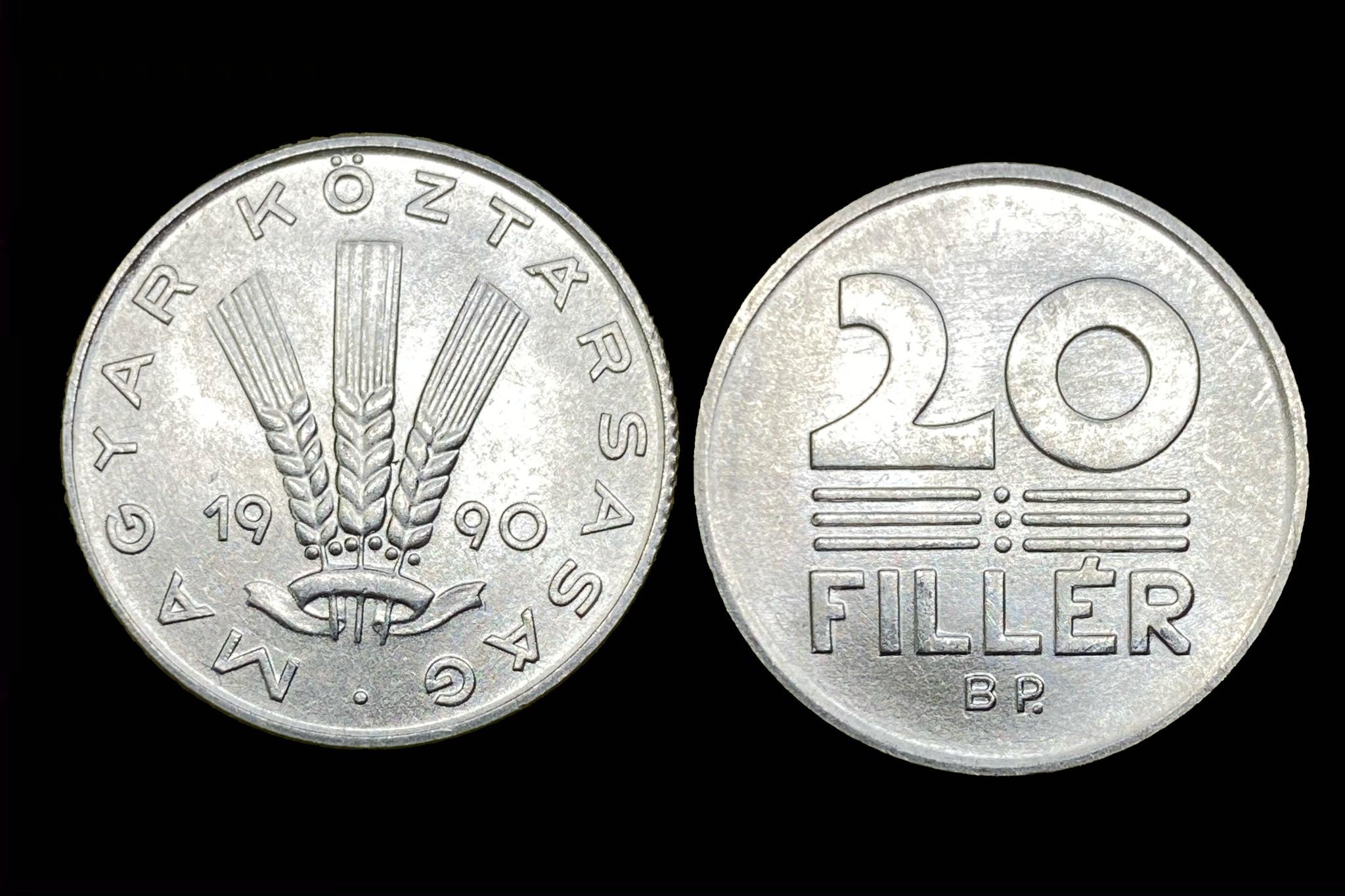 20 fillér (1990) Adamo F4.3 