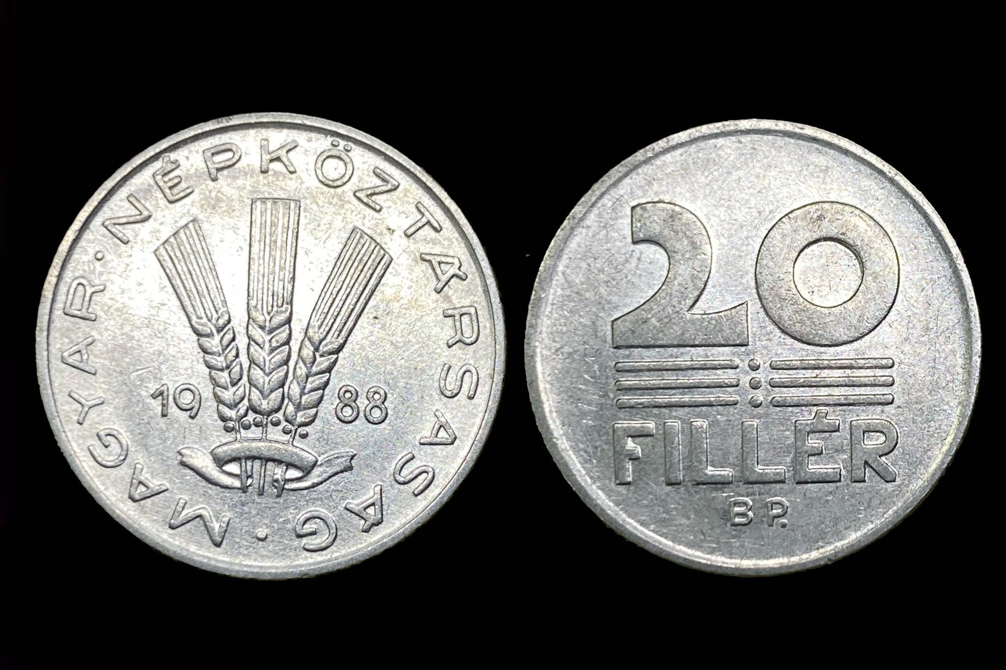 20 fillér (1988) Adamo F4.2 