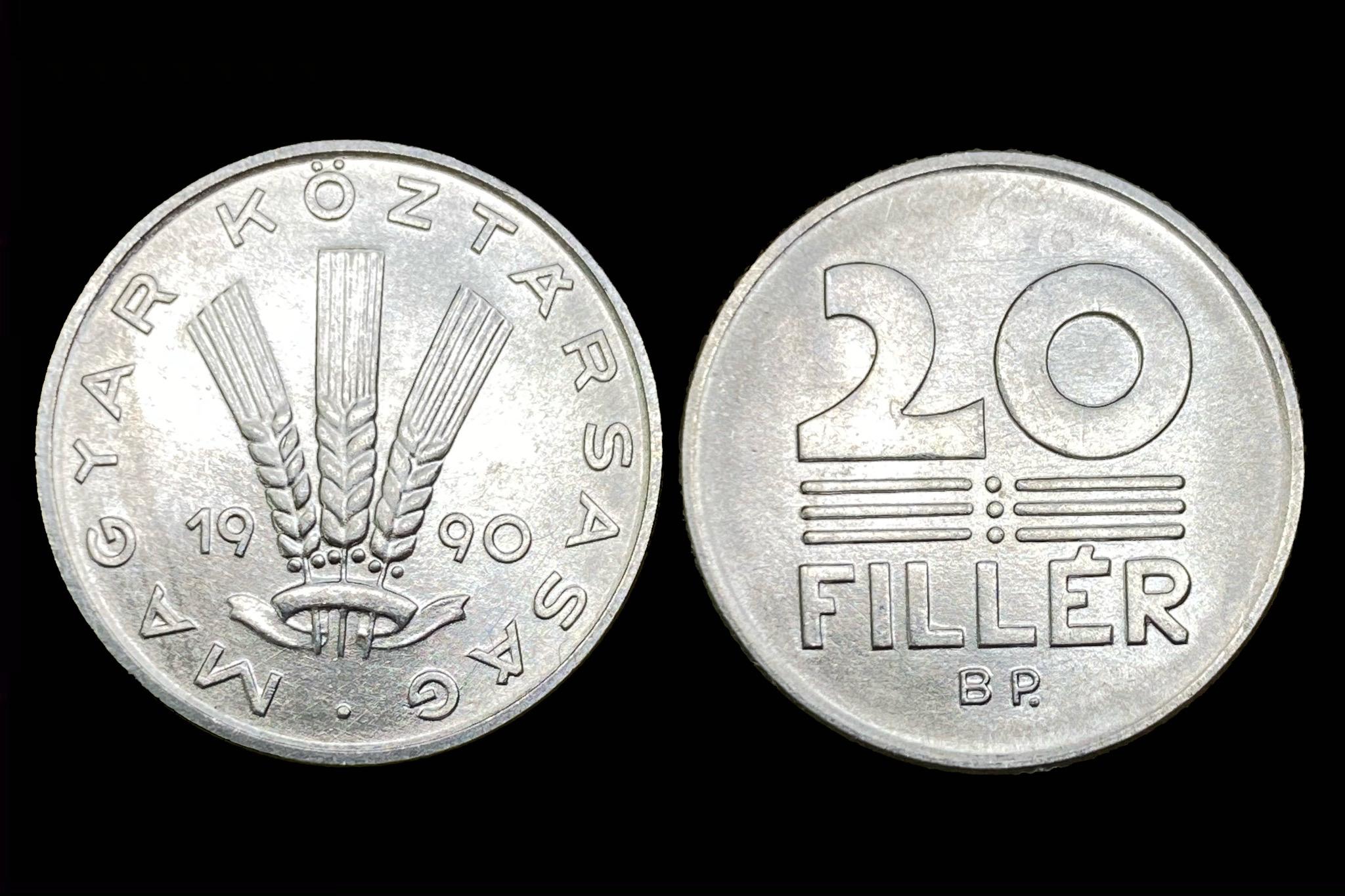 20 fillér (1990) Adamo F4.3 