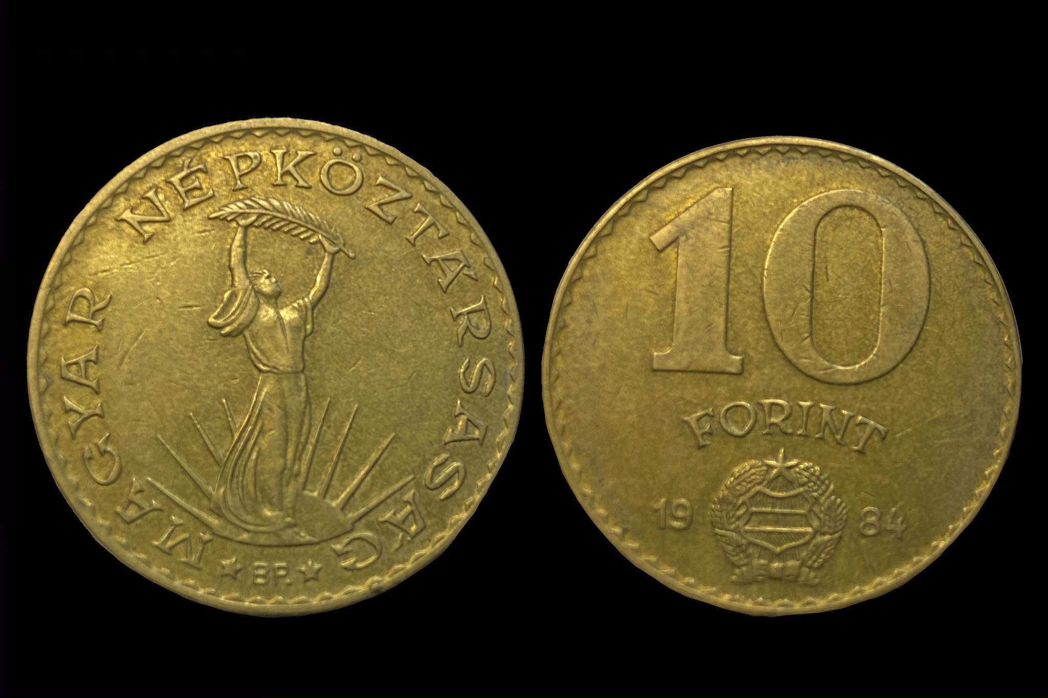 10 Forint (1984) Adamo F9.1 