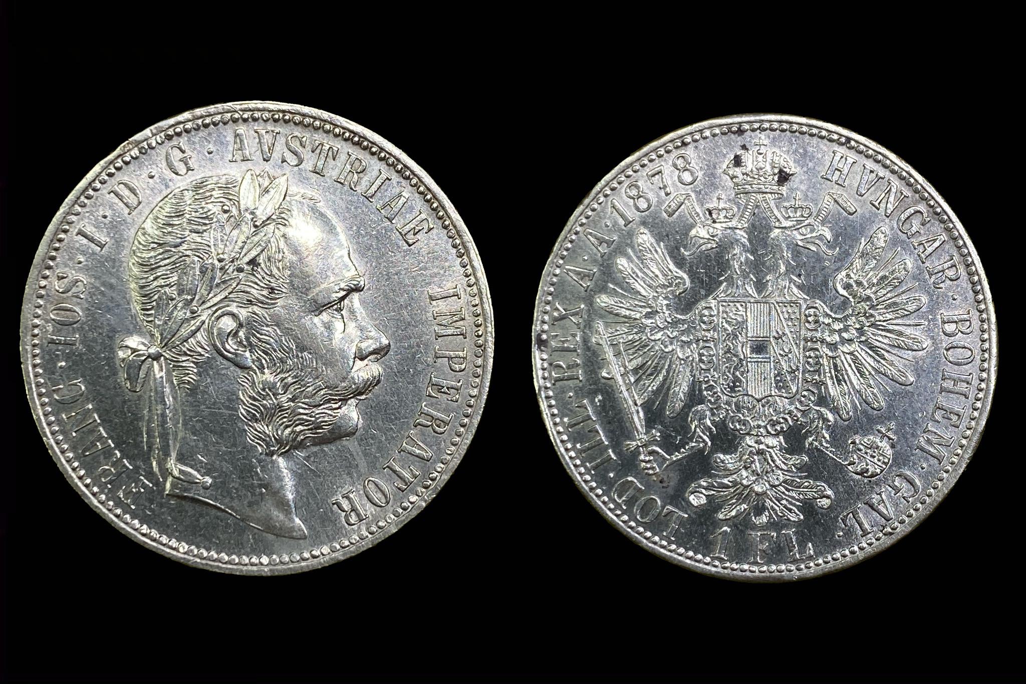 Franz Joseph 1 florin (1878)