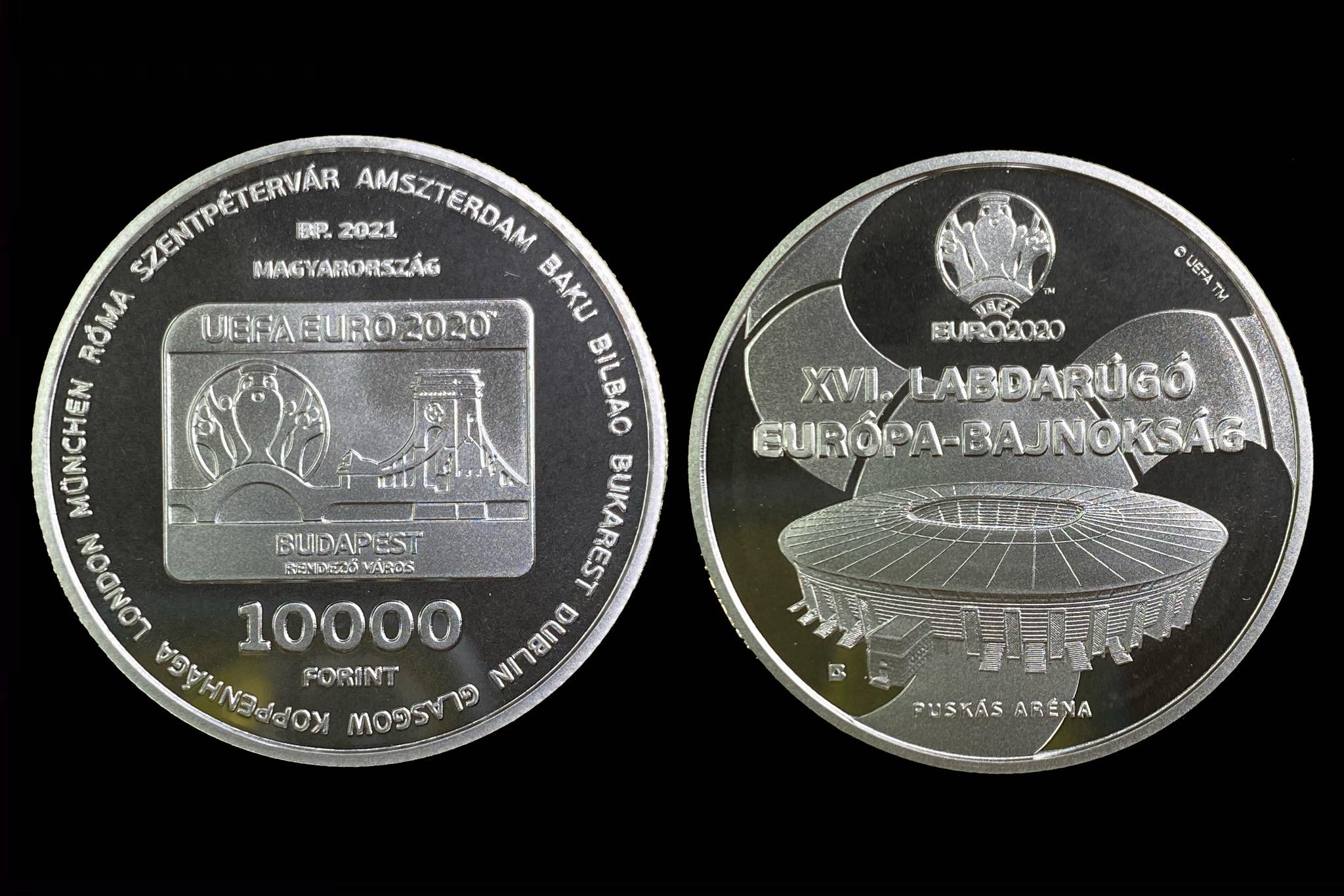 XVI. Labdarúgó Európa-bajnokság proof UNC prospektussal