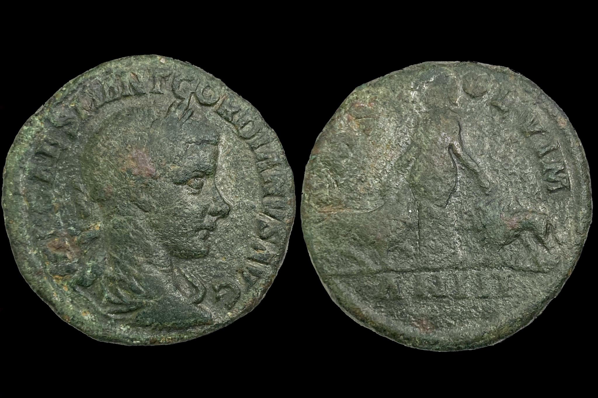III. Gordian (238-244)  Sestertius Bronz AMNG. 1 76 